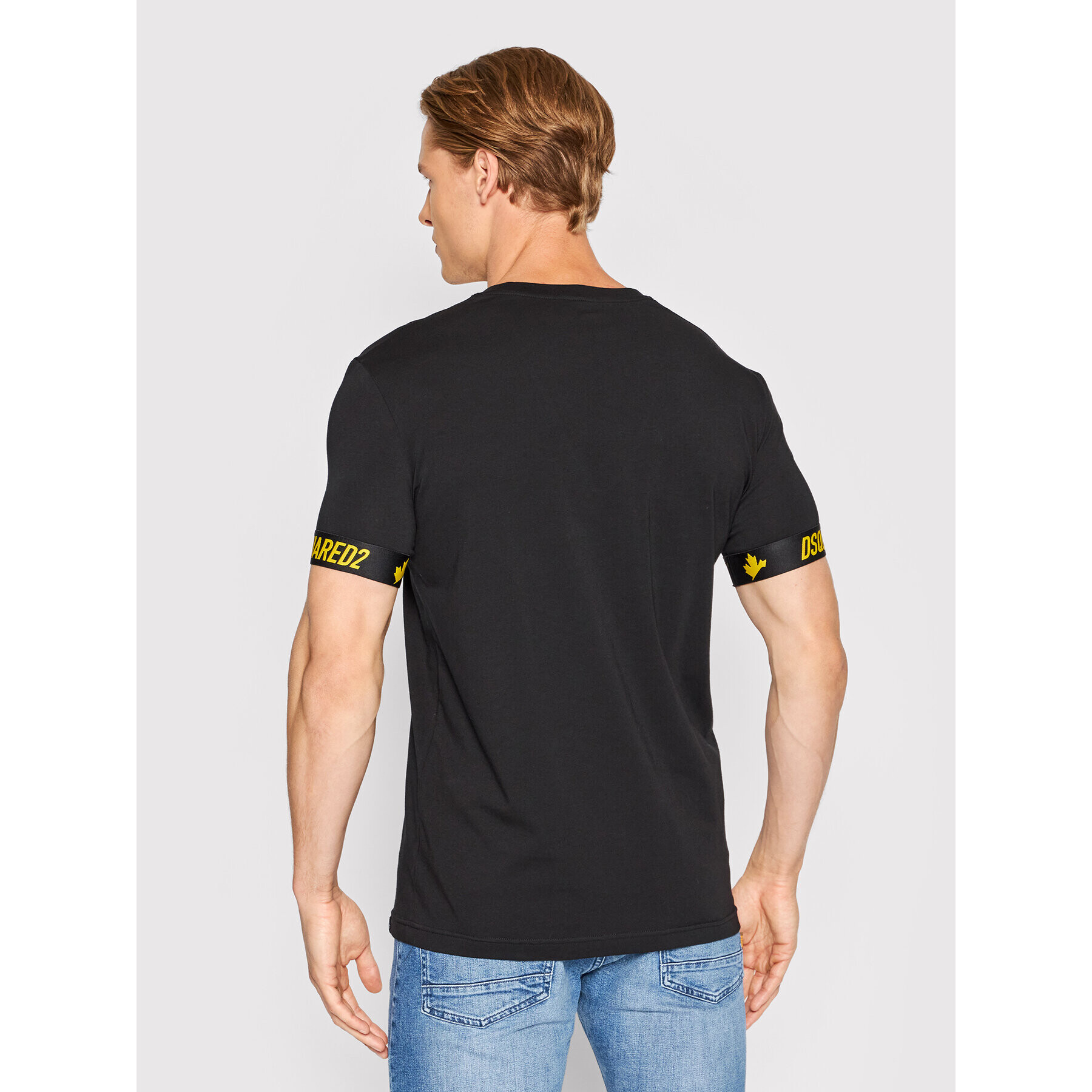 Dsquared2 Underwear Тишърт D9M914120 Черен Regular Fit - Pepit.bg