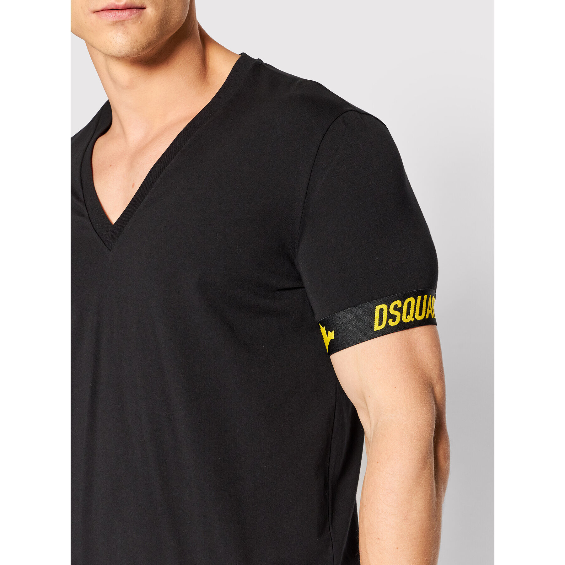 Dsquared2 Underwear Тишърт D9M914120 Черен Regular Fit - Pepit.bg