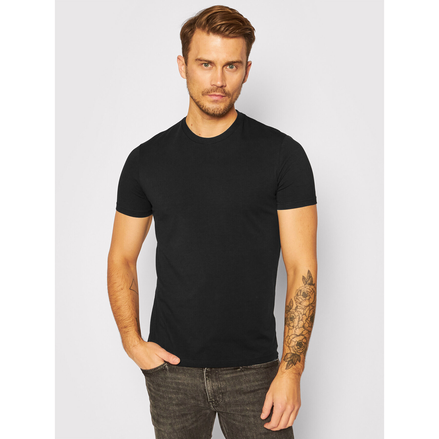 Dsquared2 Underwear Тишърт DCM200030 Черен Regular Fit - Pepit.bg