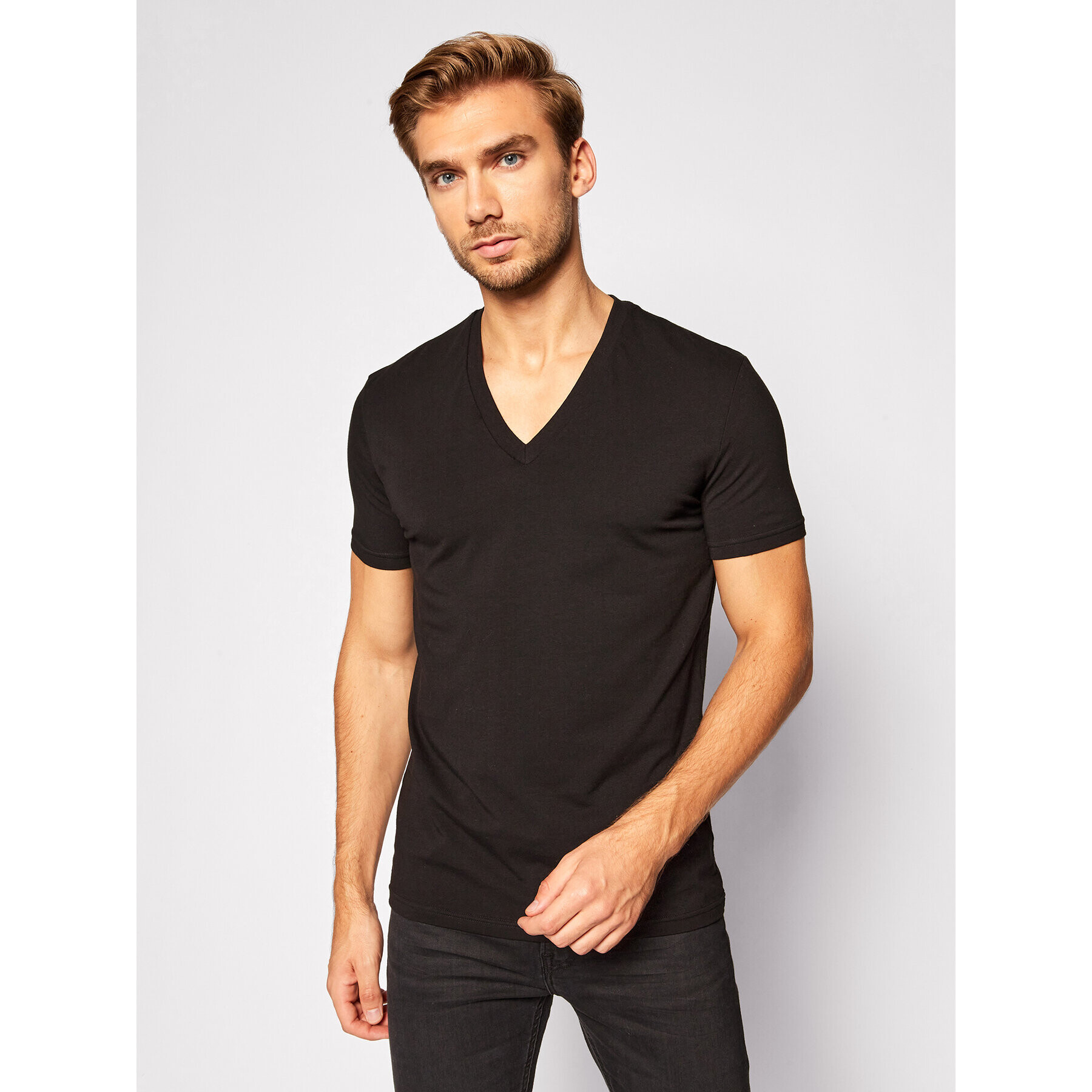 Dsquared2 Underwear Тишърт DCM450030 Черен Slim Fit - Pepit.bg