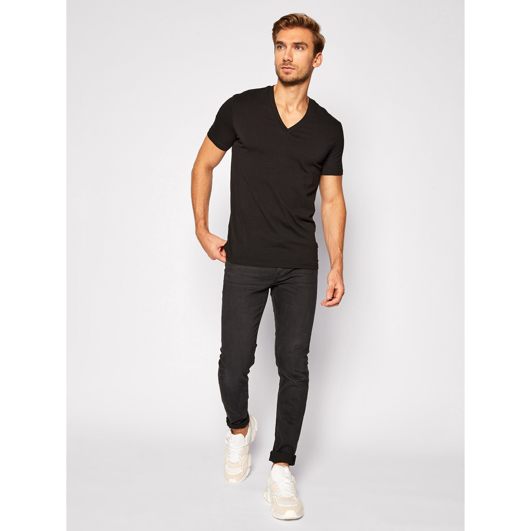 Dsquared2 Underwear Тишърт DCM450030 Черен Slim Fit - Pepit.bg