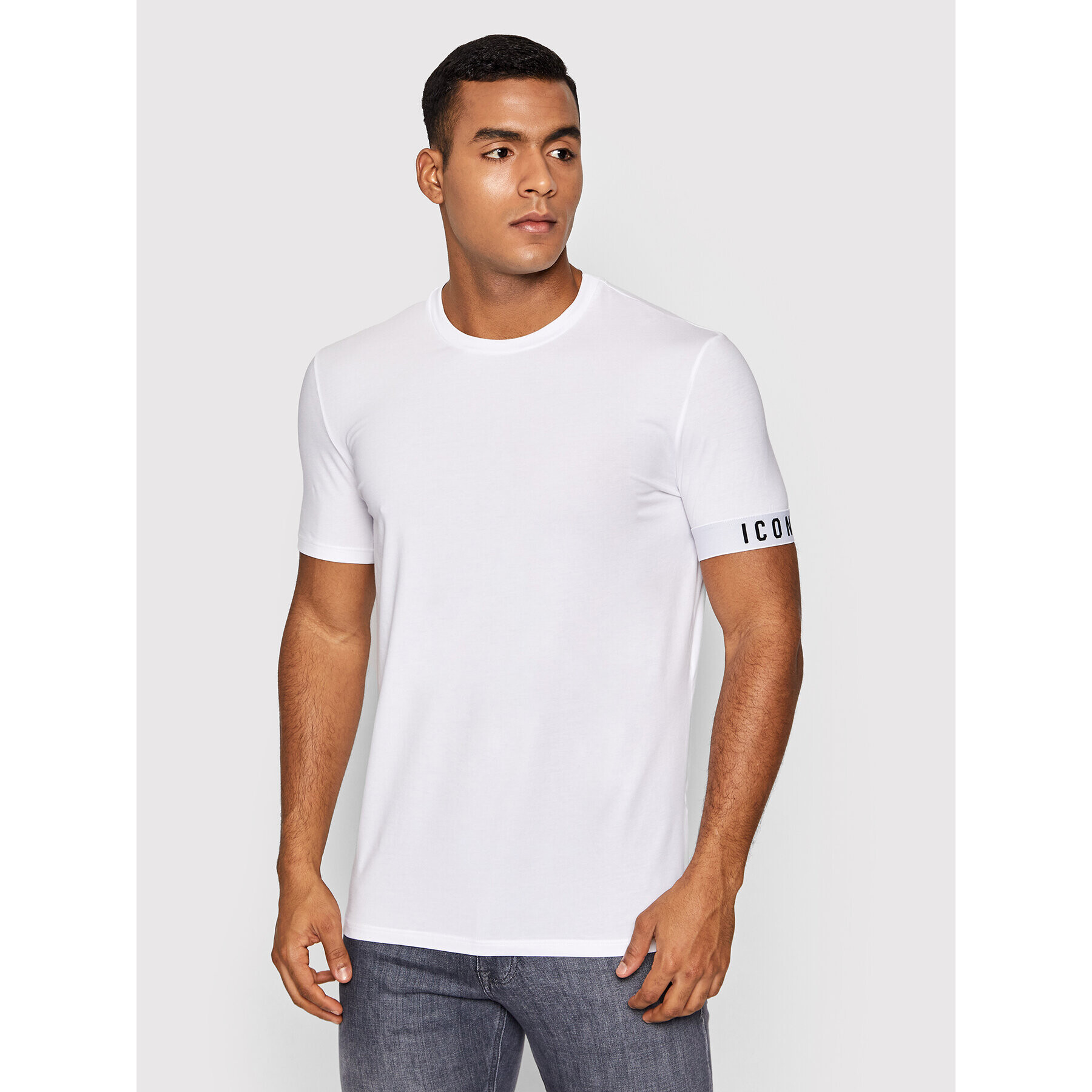 Dsquared2 Underwear Тишърт Icon T D9M3S3590.10014 Бял Regular Fit - Pepit.bg