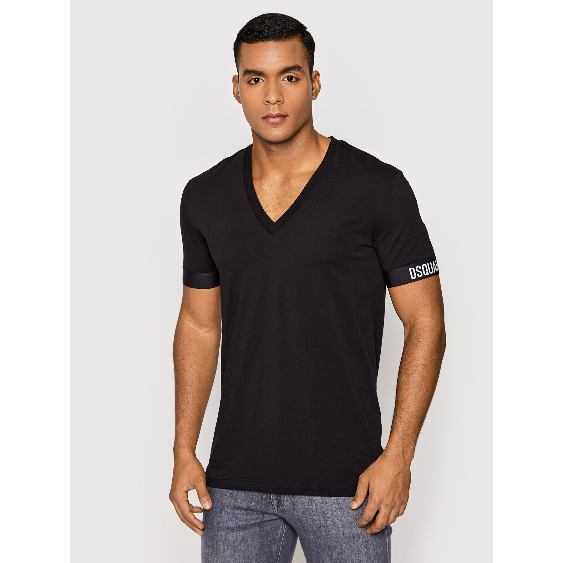 Dsquared2 Underwear Тишърт Oh Canada D9M913620.00114 Черен Regular Fit - Pepit.bg