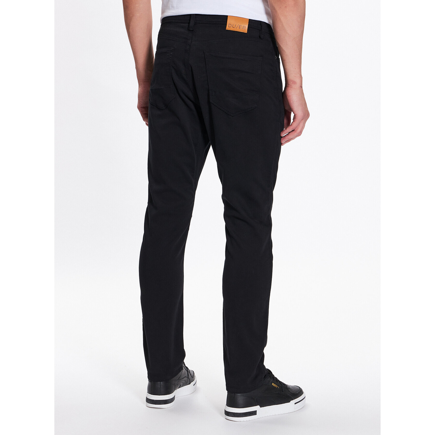 Duer Дънки No Sweat MFNR1002 Черен Relaxed Fit - Pepit.bg