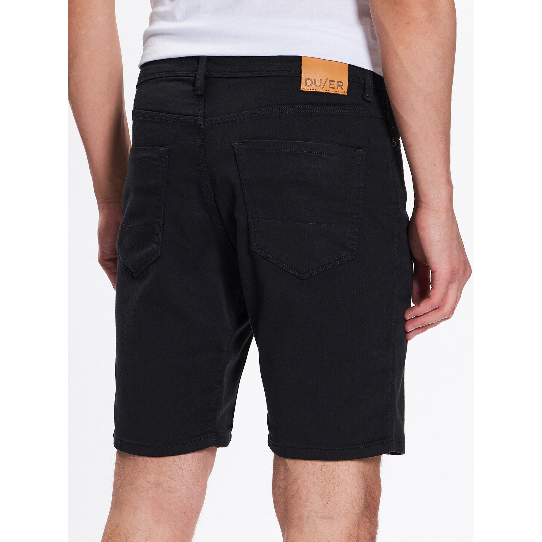 Duer Дънкови шорти No Sweat MSNS1011 Черен Regular Fit - Pepit.bg