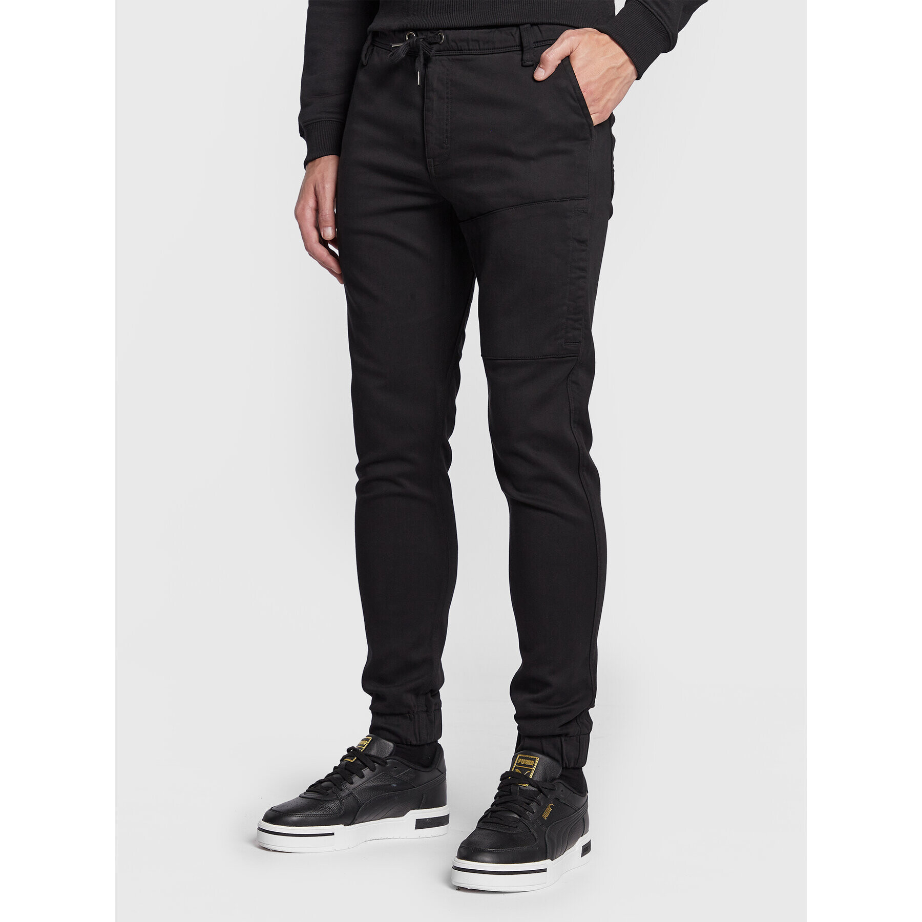 Duer Джогъри No Sweat MJNS1100 Черен Slim Fit - Pepit.bg