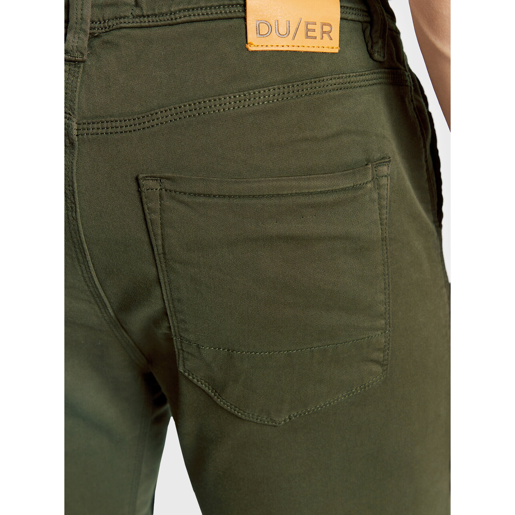 Duer Джогъри No Sweat MJNS1100 Каки Slim Fit - Pepit.bg