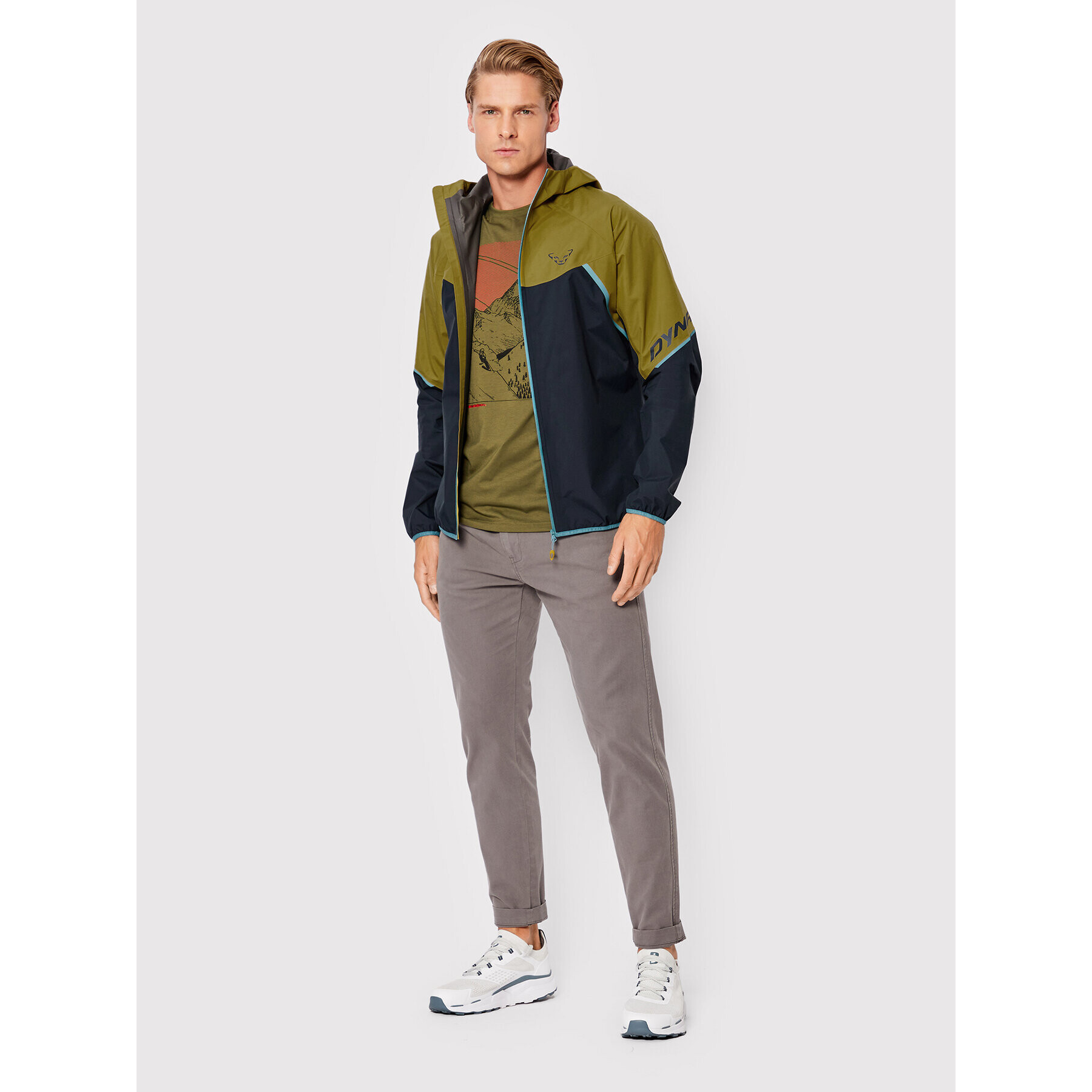 Dynafit Яке за джогинг Alpine 08-71488 Зелен Slim Fit - Pepit.bg