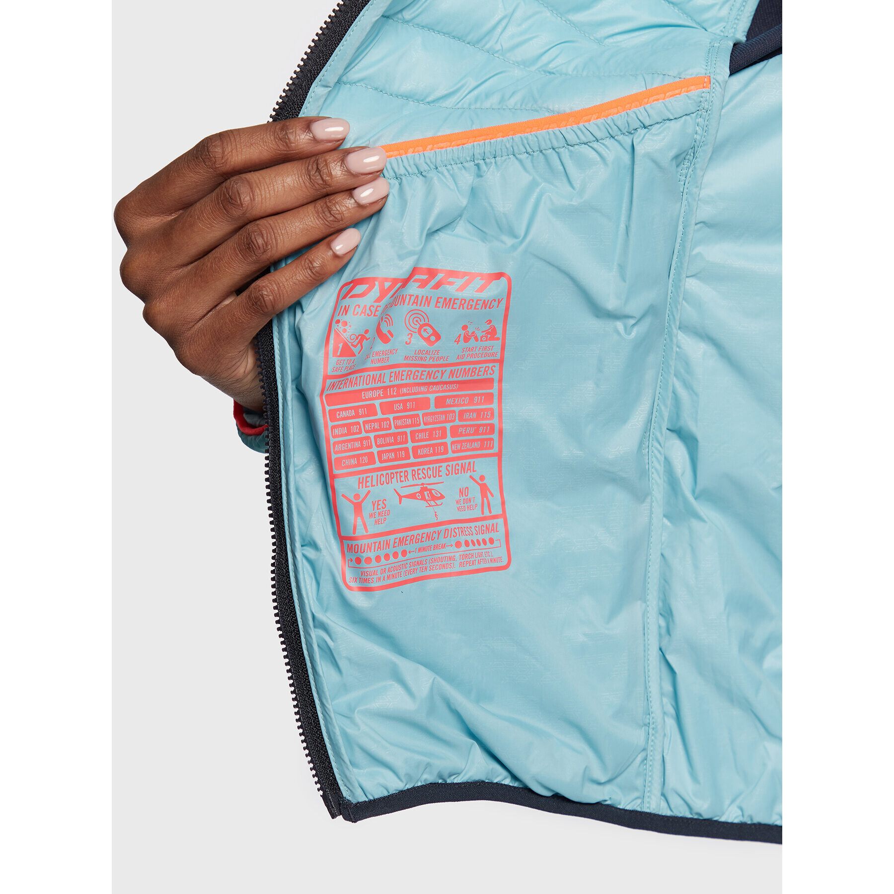 Dynafit Пухено яке Speed 08-71582 Син Slim Fit - Pepit.bg