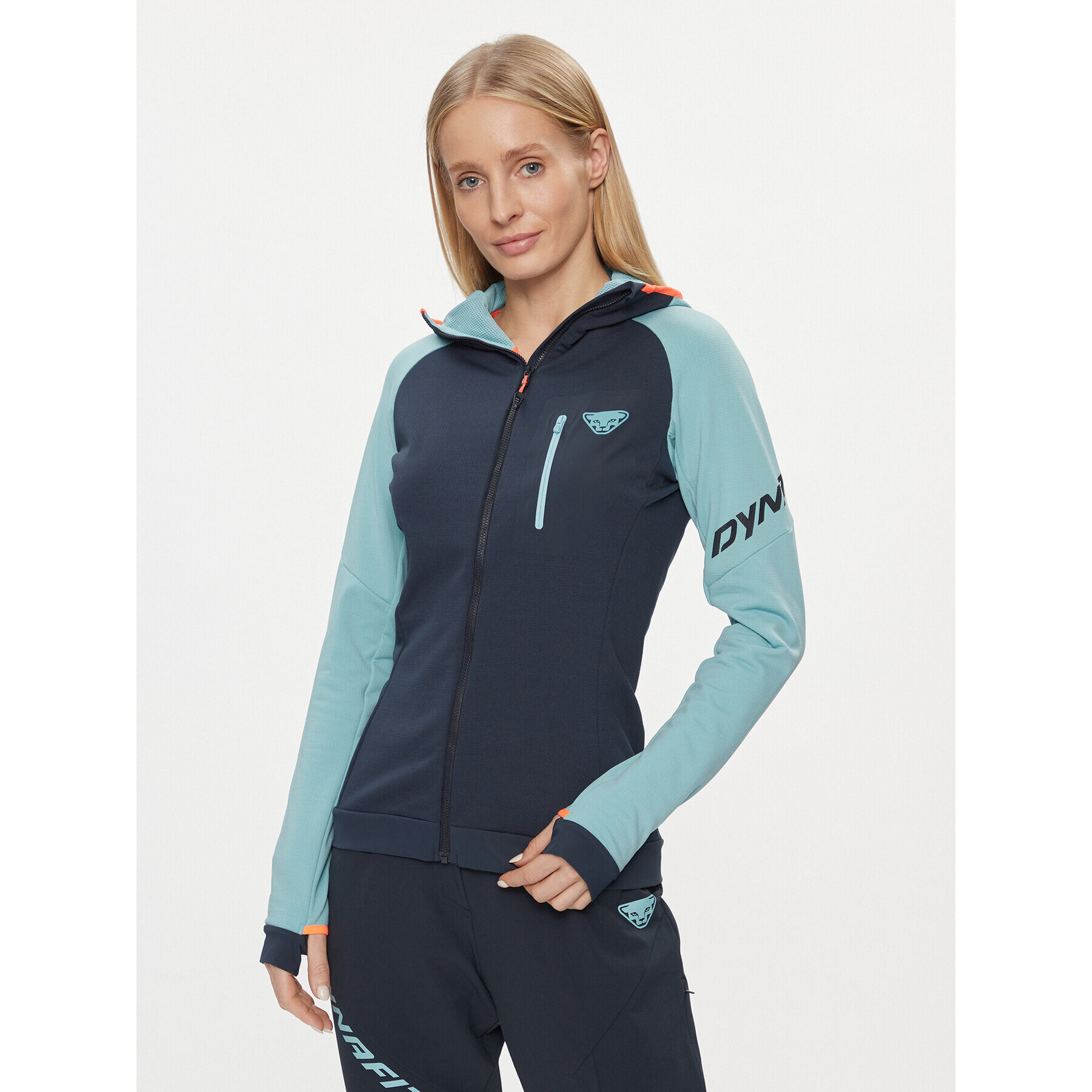 Dynafit Суитшърт от техническо трико Radical Ptc W Jkt 71123 Син Regular Fit - Pepit.bg