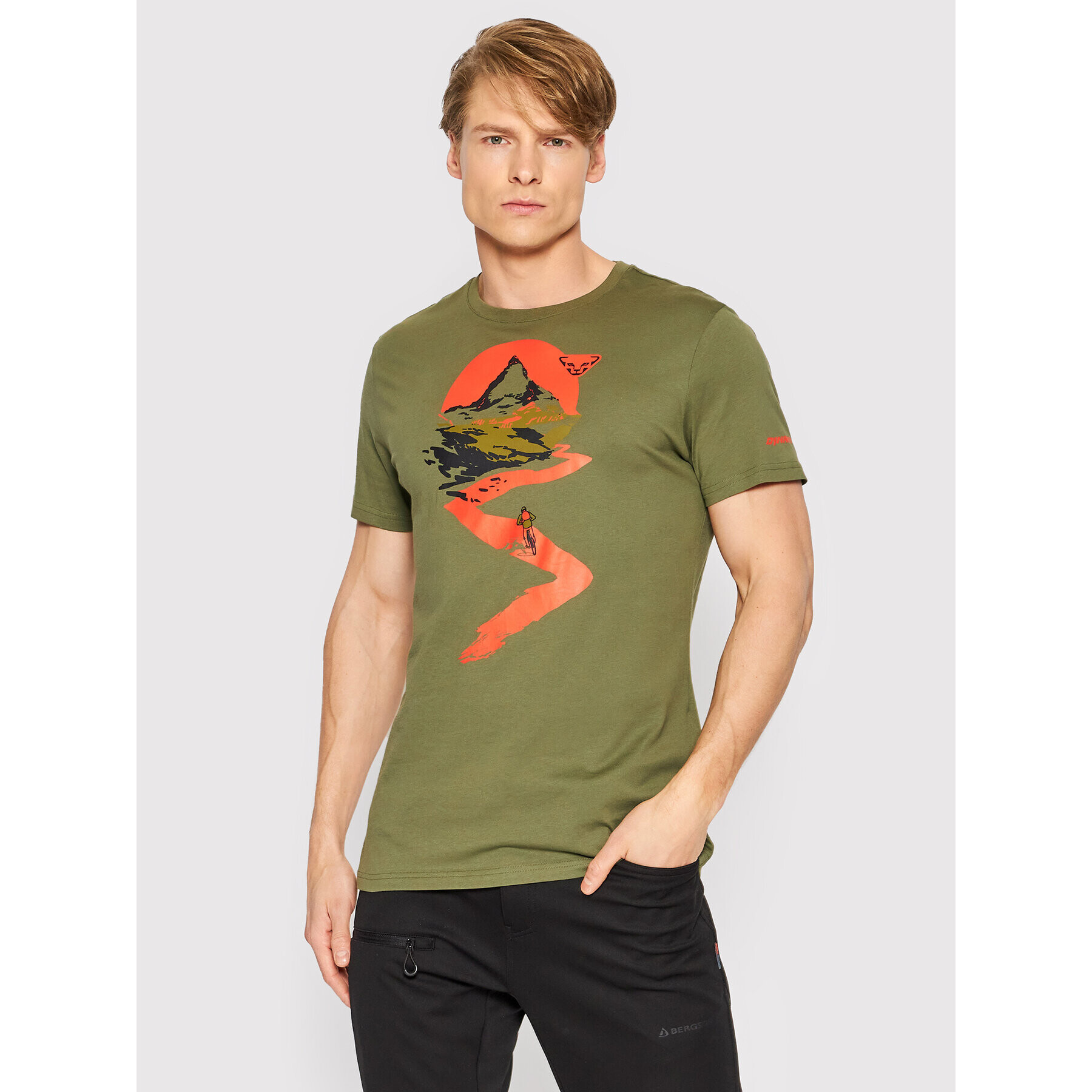 Dynafit Тишърт Artist Series 08-71522 Зелен Regular Fit - Pepit.bg