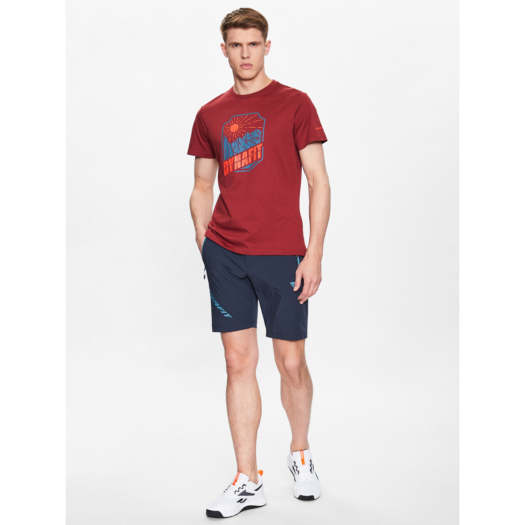 Dynafit Тишърт Graphic 08-70998 Бордо Regular Fit - Pepit.bg