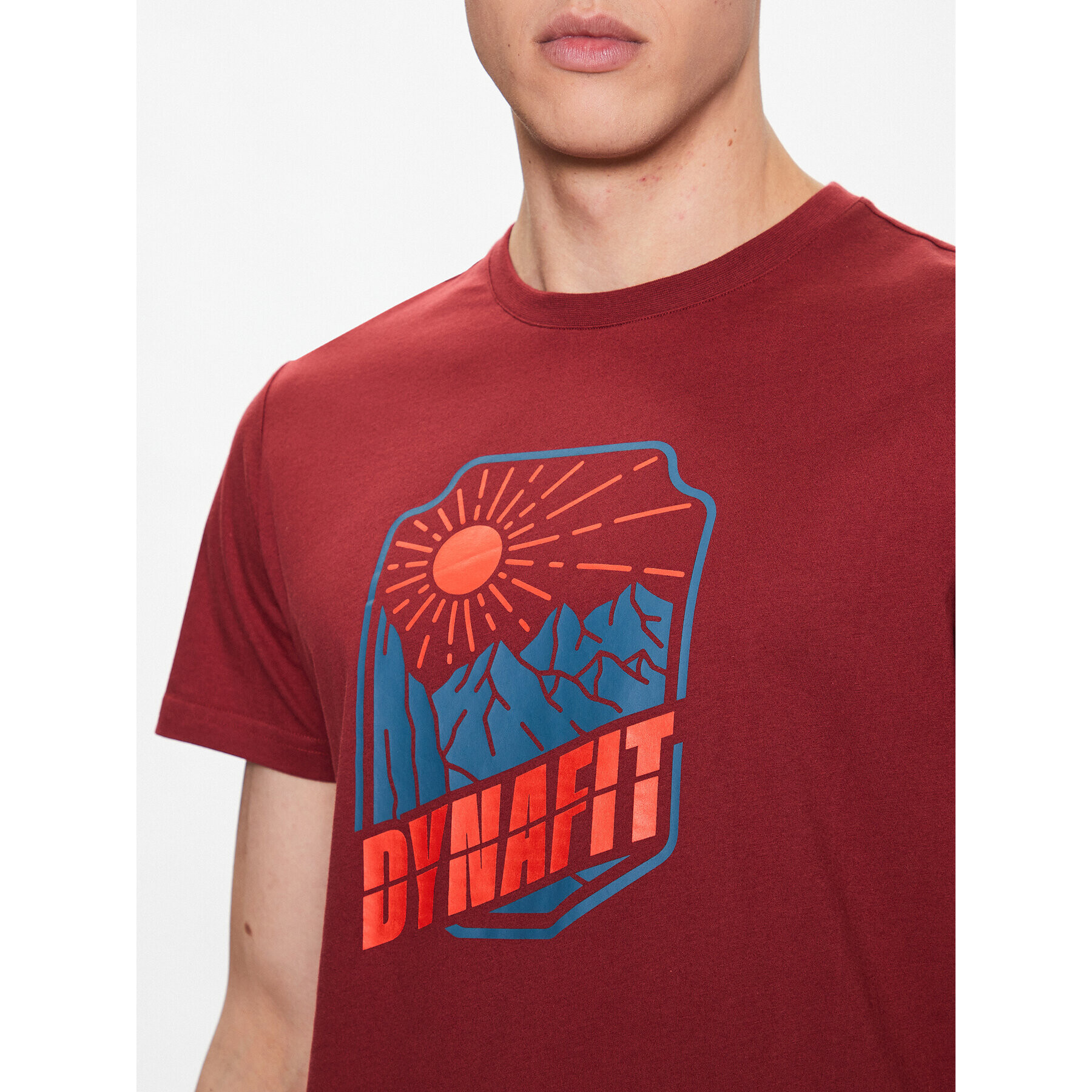 Dynafit Тишърт Graphic 08-70998 Бордо Regular Fit - Pepit.bg