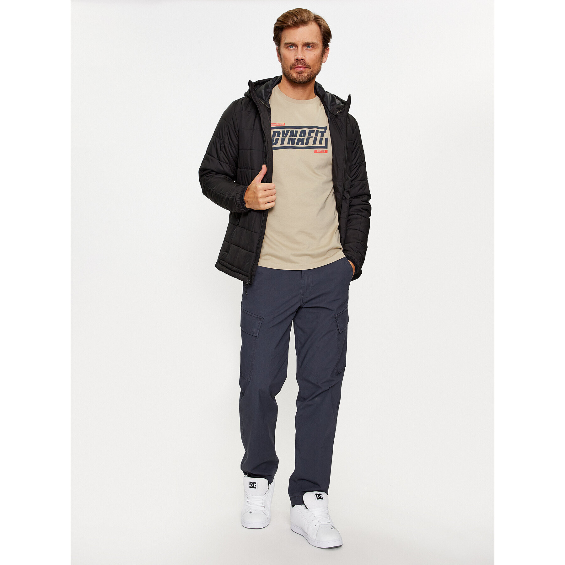 Dynafit Тишърт Graphic Co M S/S Tee 08-70998 Каки Regular Fit - Pepit.bg