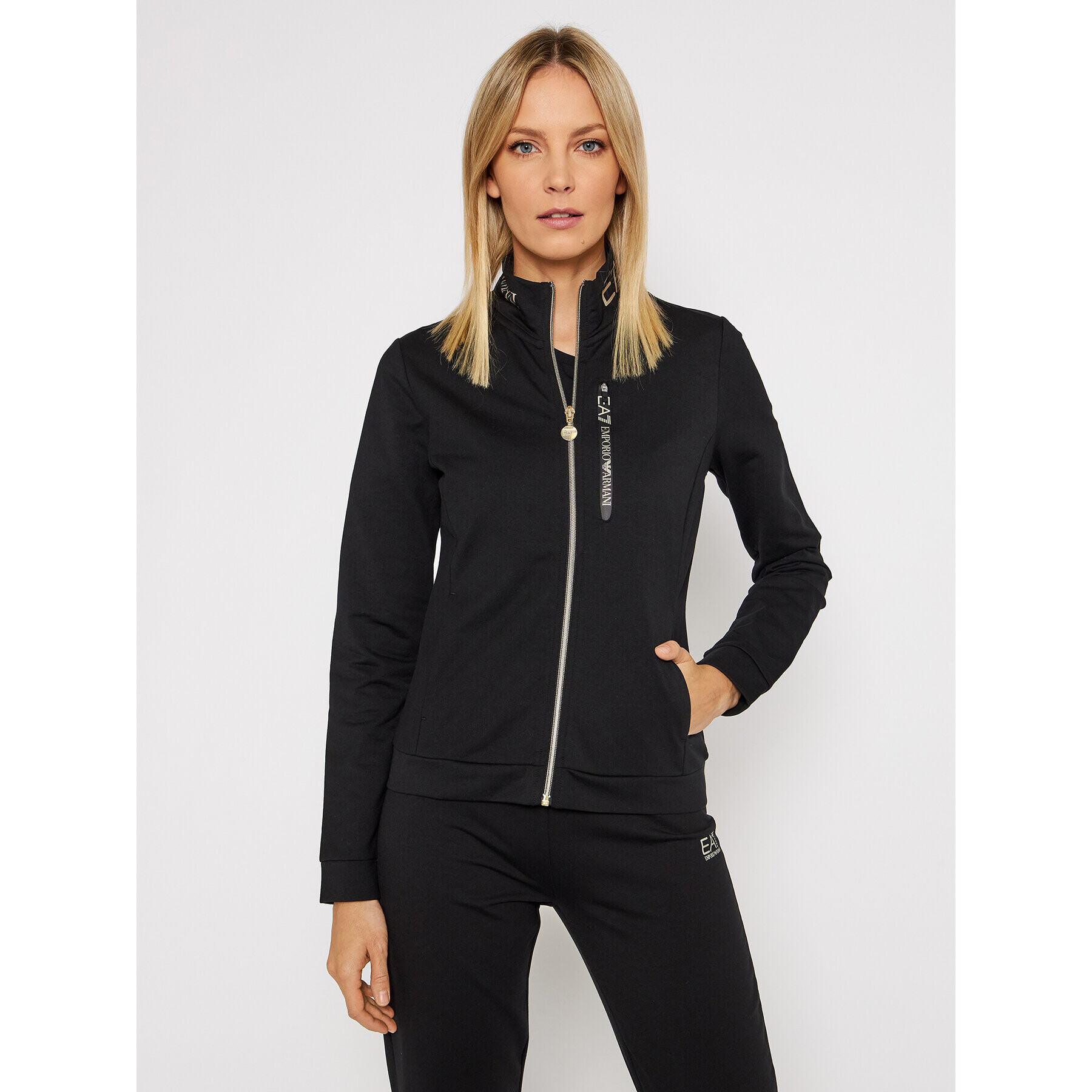 EA7 Emporio Armani Анцуг 3LTV61 TJALZ 0200 Черен Regular Fit - Pepit.bg