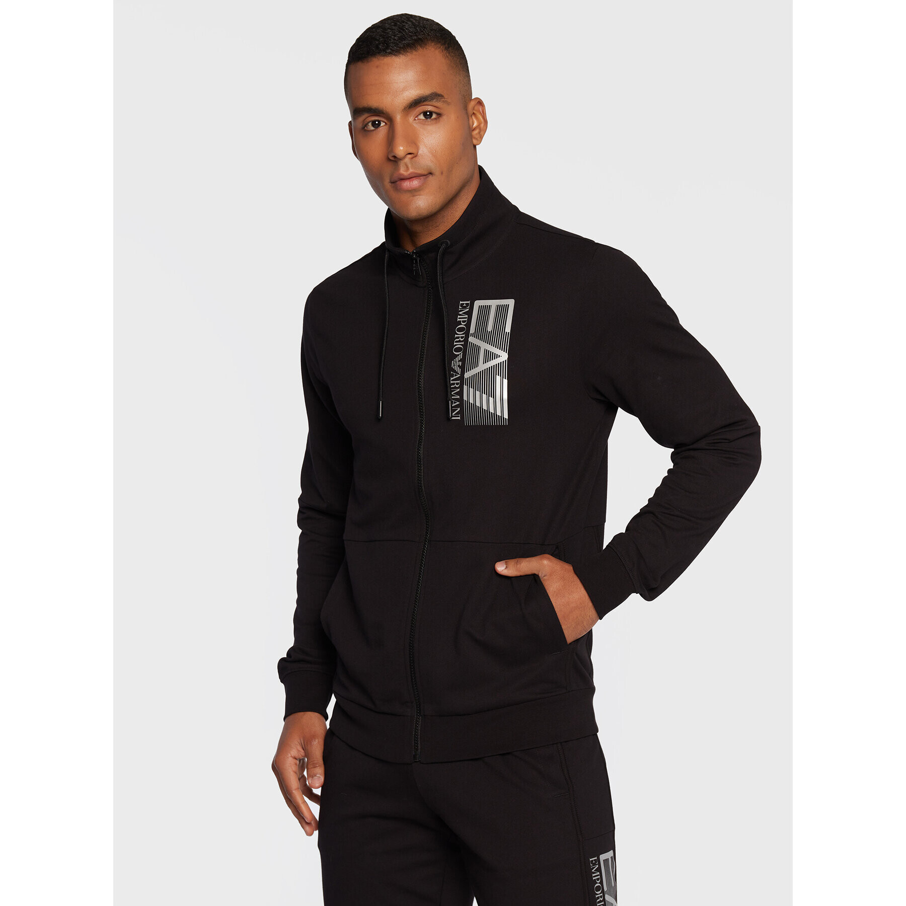 EA7 Emporio Armani Анцуг 6LPV57 PJ05Z 0200 Черен Regular Fit - Pepit.bg