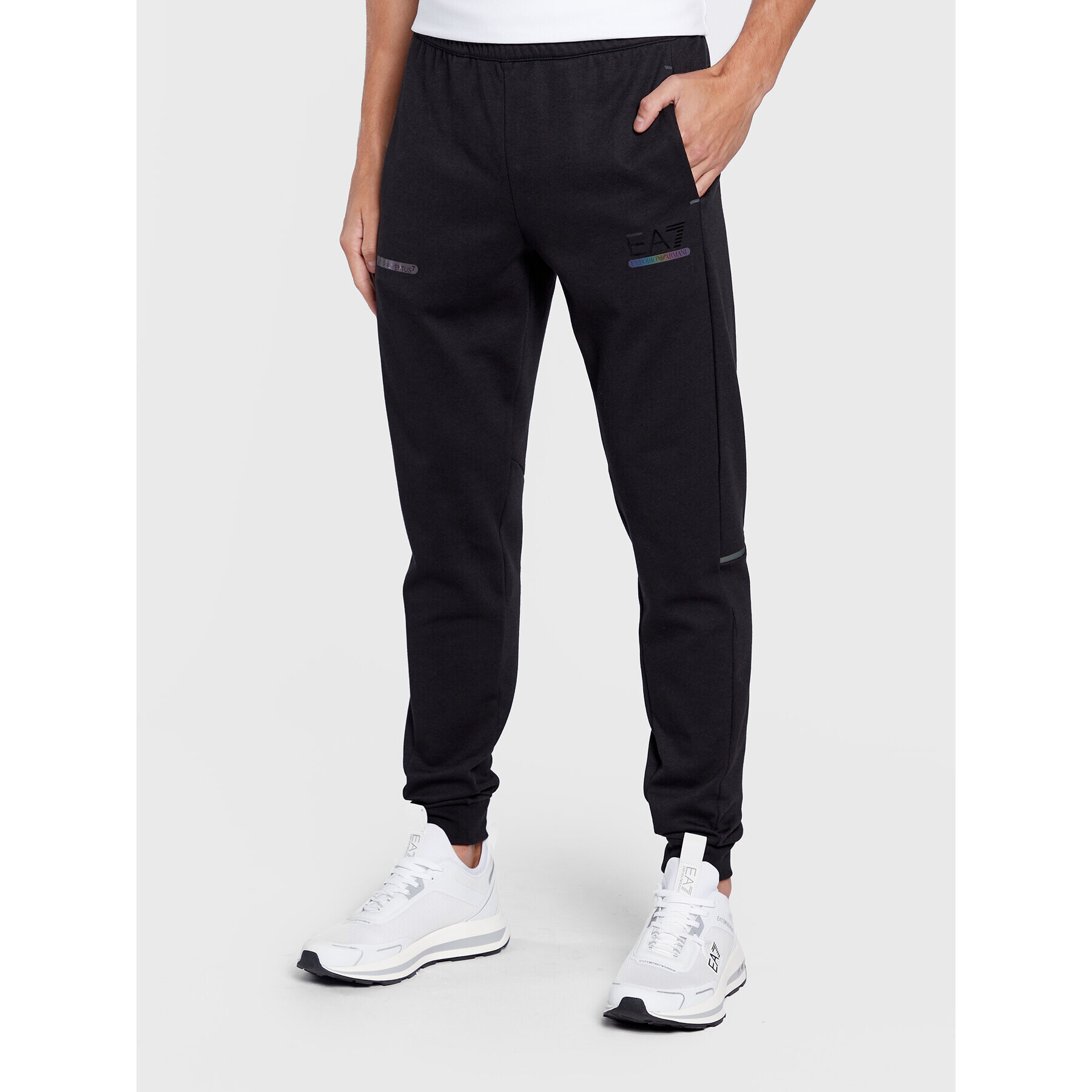 EA7 Emporio Armani Анцуг 6LPV60 PJANZ 1200 Черен Regular Fit - Pepit.bg