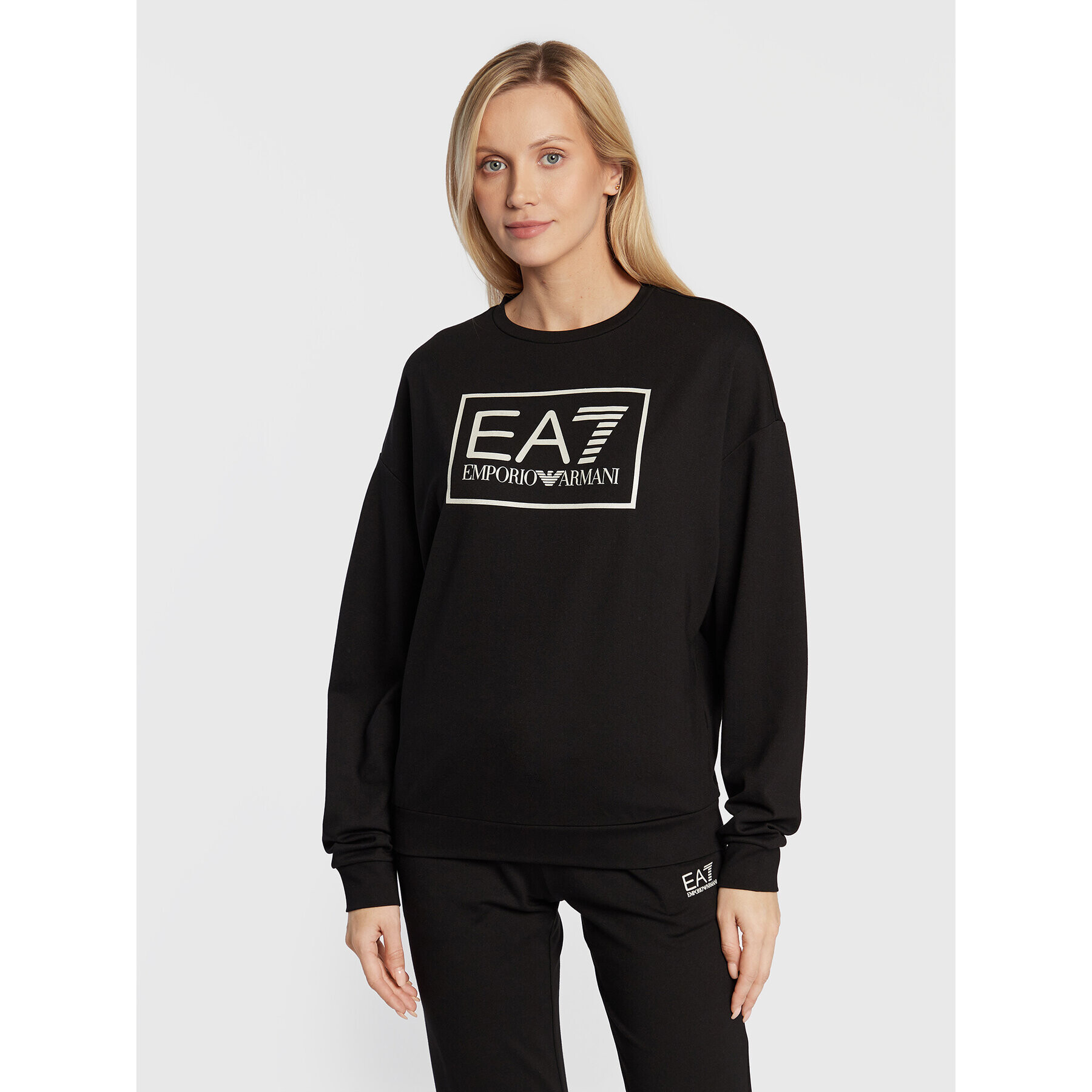 EA7 Emporio Armani Анцуг 6LTV59 TJJBZ 0200 Черен Regular Fit - Pepit.bg