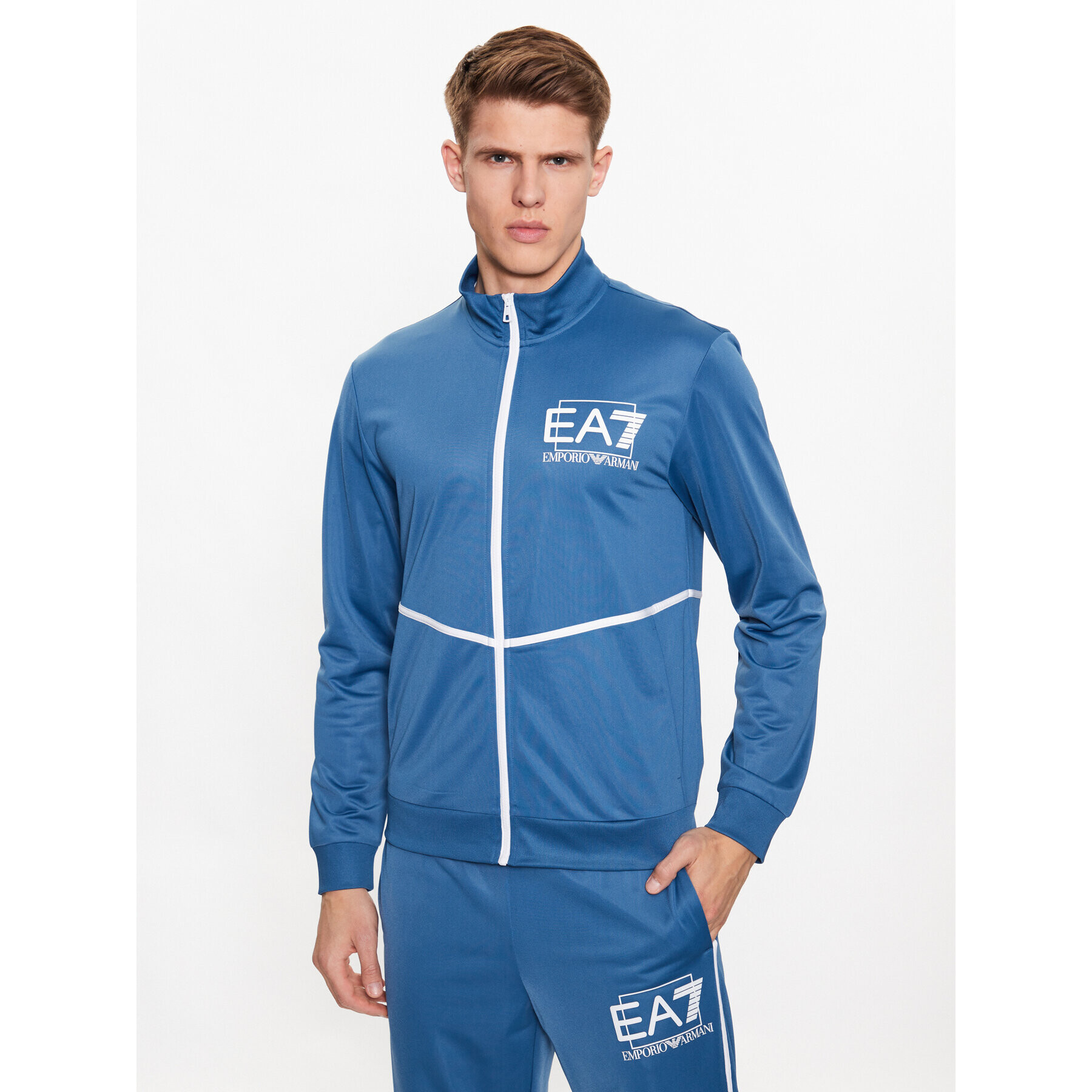 EA7 Emporio Armani Анцуг 3RPV76 PJHEZ 1534 Син Regular Fit - Pepit.bg