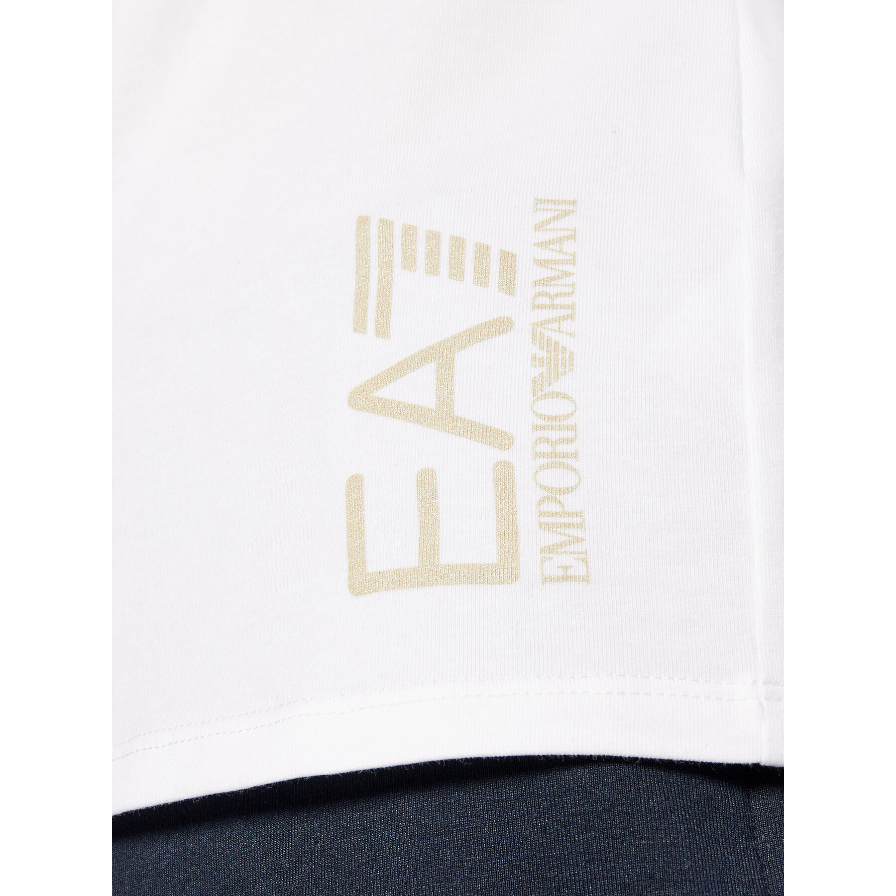 EA7 Emporio Armani Блуза 6KTT17 TJCRZ 1100 Бял Slim Fit - Pepit.bg