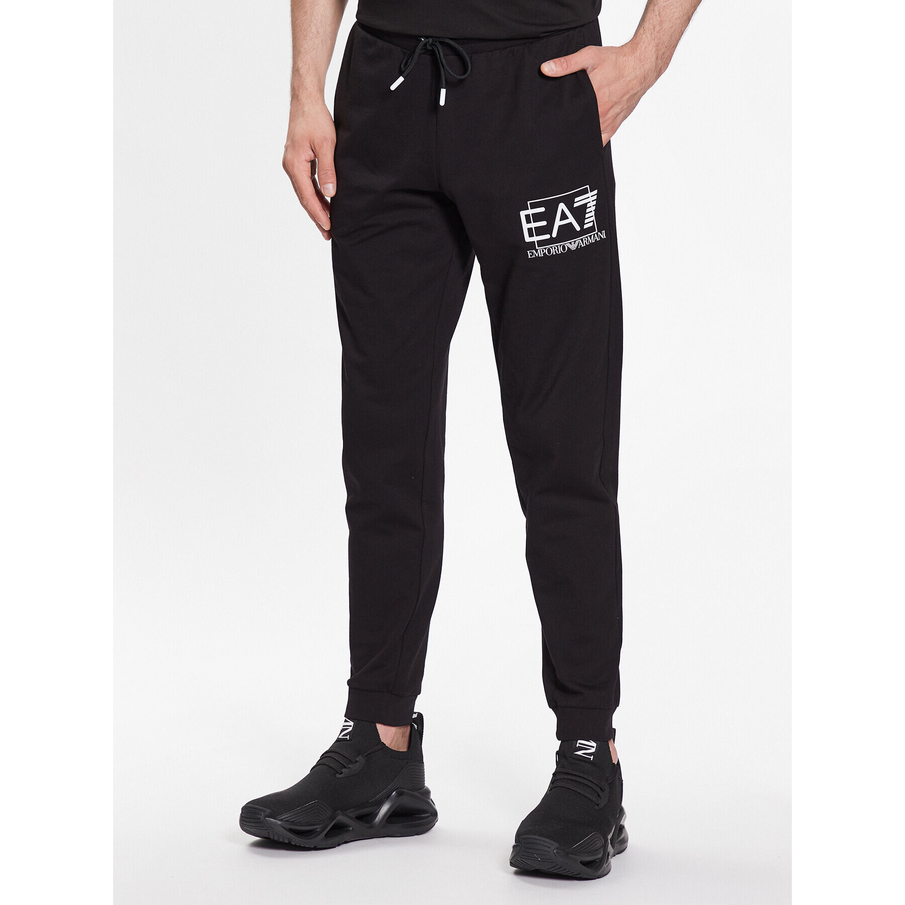 EA7 Emporio Armani Долнище анцуг 3RPP73 PJ05Z 1200 Черен Regular Fit - Pepit.bg