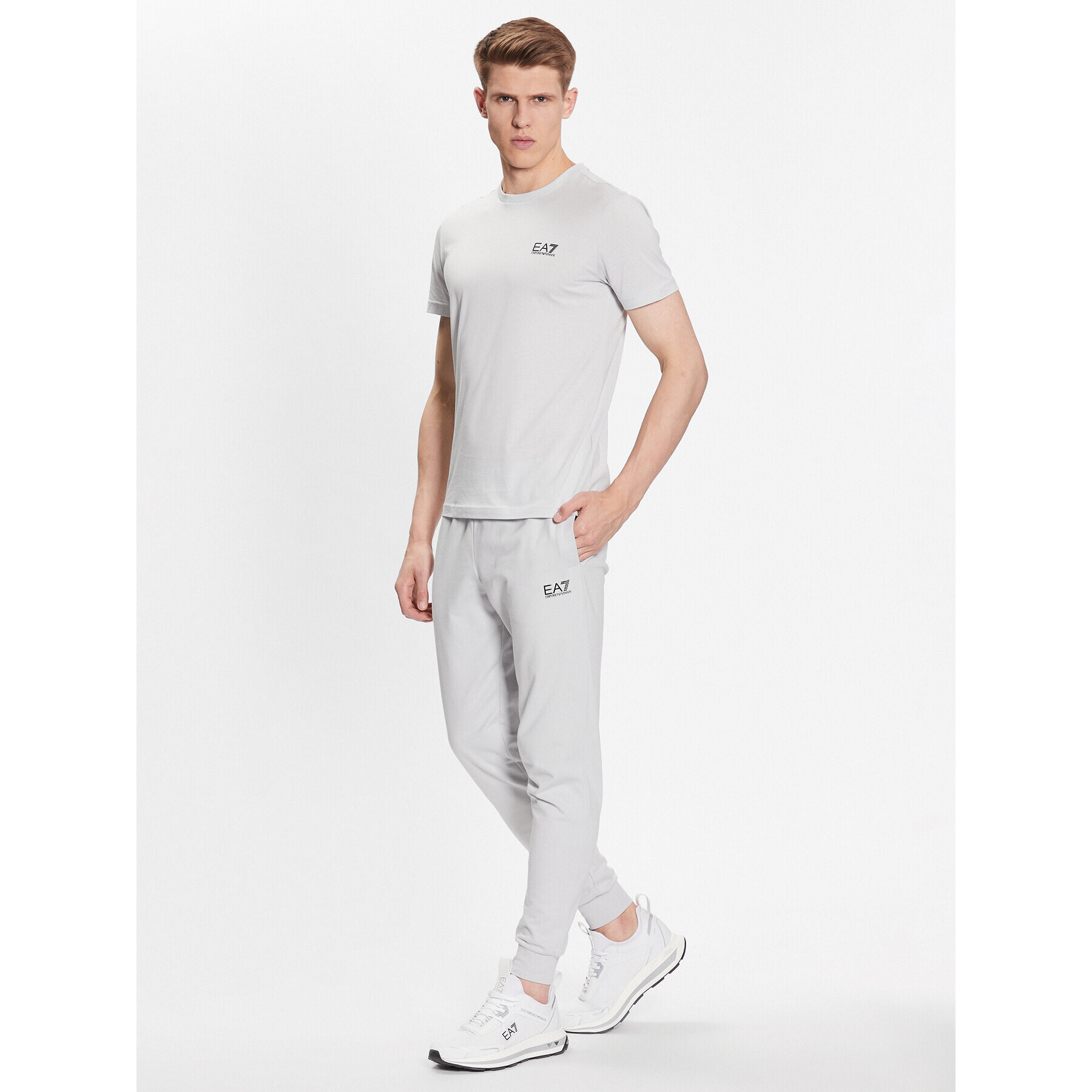 EA7 Emporio Armani Долнище анцуг 8NPP53 PJ05Z 1941 Сив Slim Fit - Pepit.bg