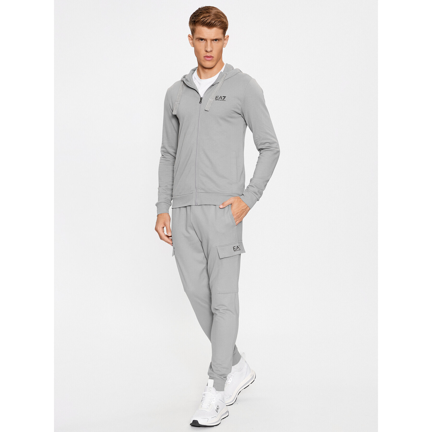 EA7 Emporio Armani Долнище анцуг 8NPP59 PJ05Z 1920 Сив Regular Fit - Pepit.bg