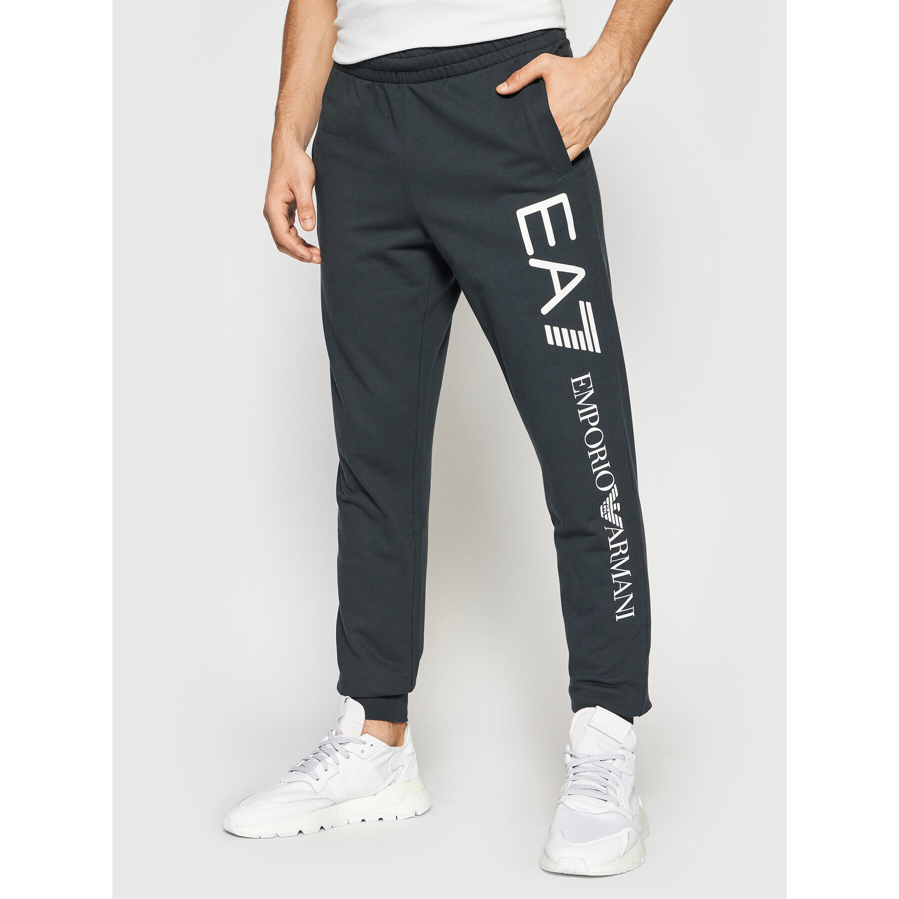 EA7 Emporio Armani Долнище анцуг 8NPPC1 PJ05Z 0544 Тъмносин Regular Fit - Pepit.bg