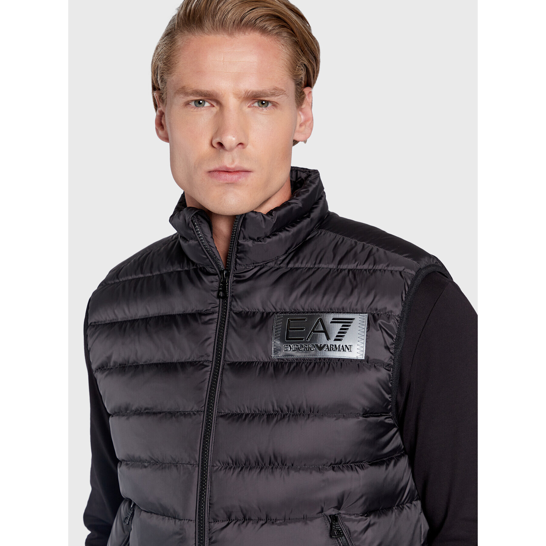 EA7 Emporio Armani Елек 6LPQ02 PN5ZZ 1200 Черен Regular Fit - Pepit.bg