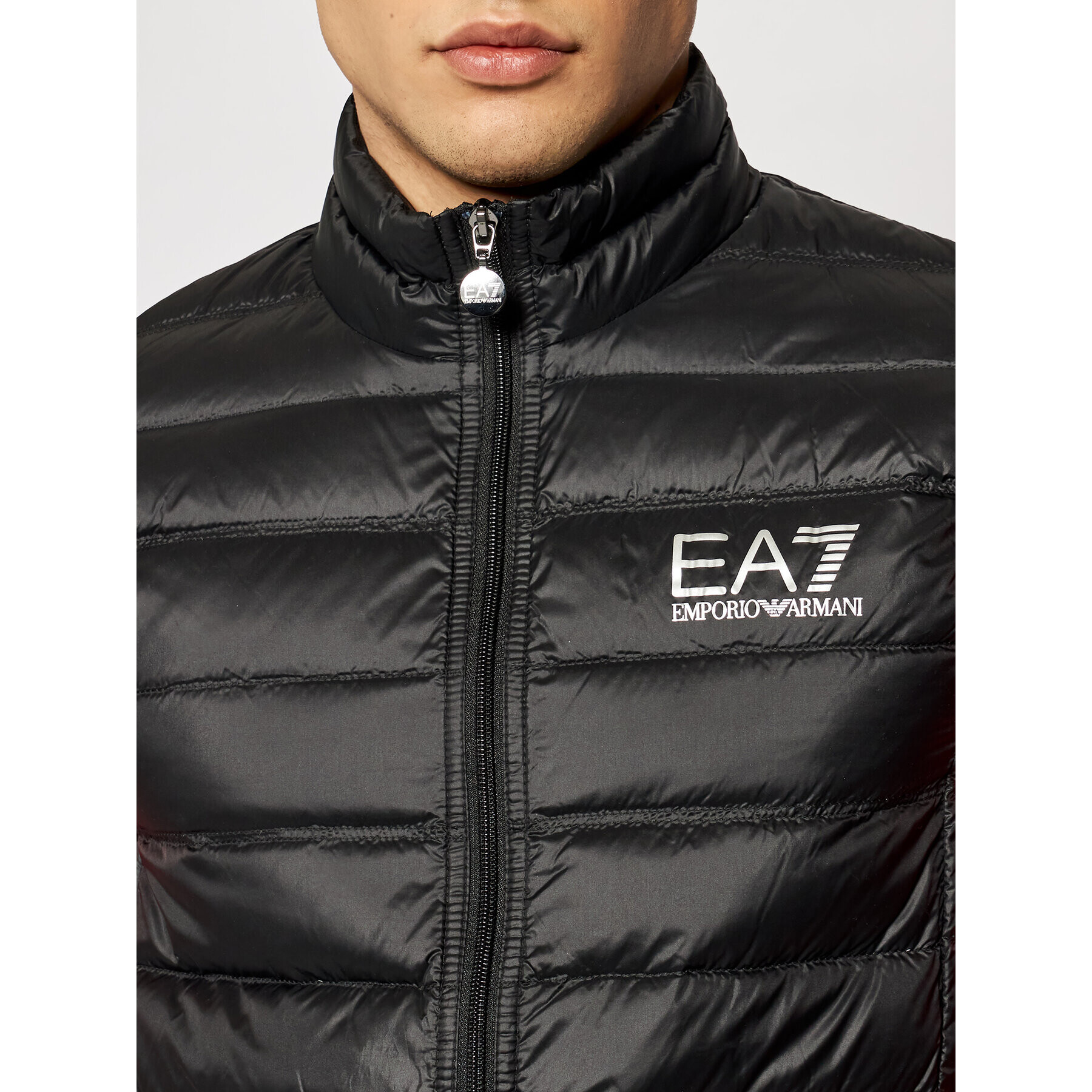 EA7 Emporio Armani Елек 8NPQ01 PN29Z 1200 Черен Regular Fit - Pepit.bg