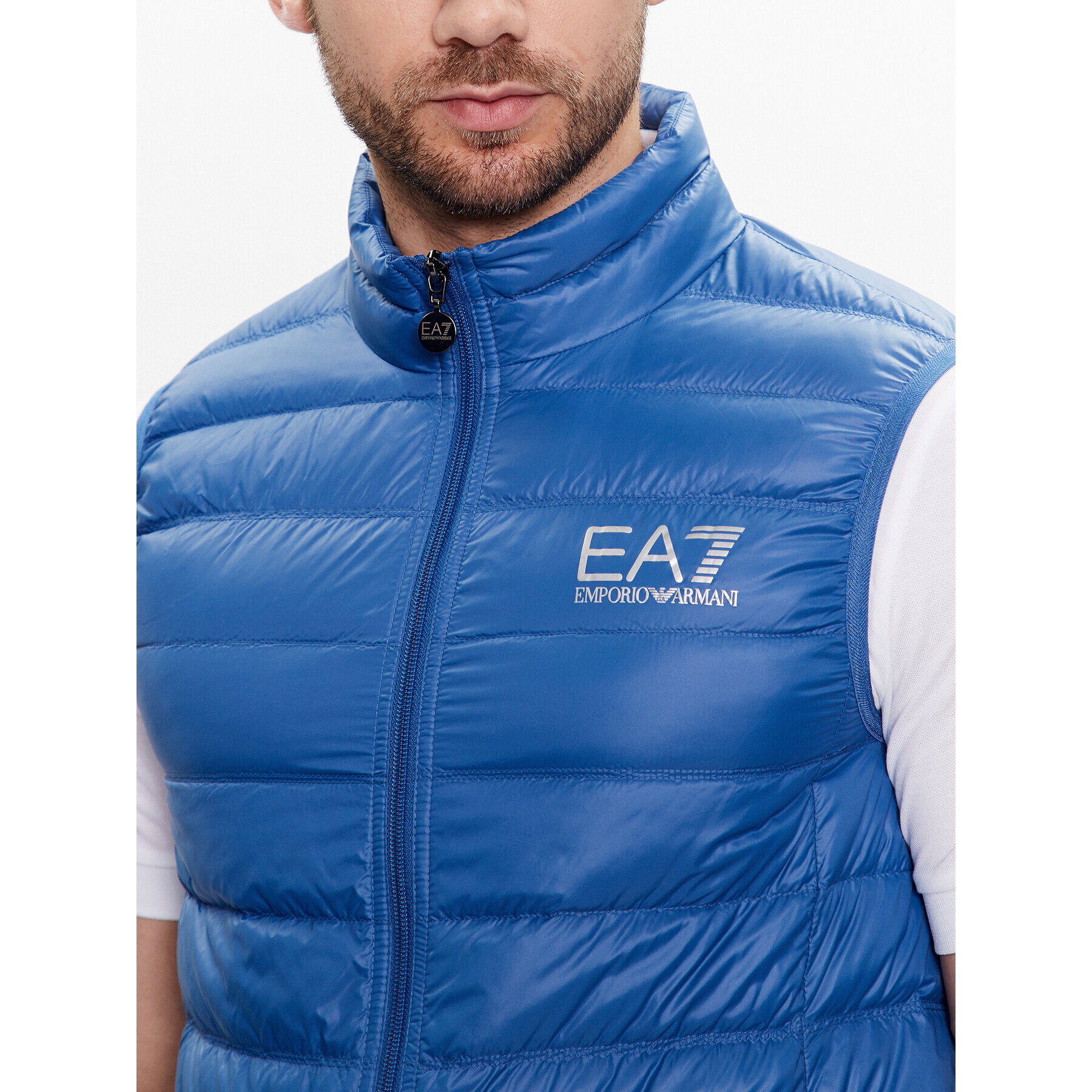 EA7 Emporio Armani Елек 8NPQ01 PN29Z 1538 Син Regular Fit - Pepit.bg