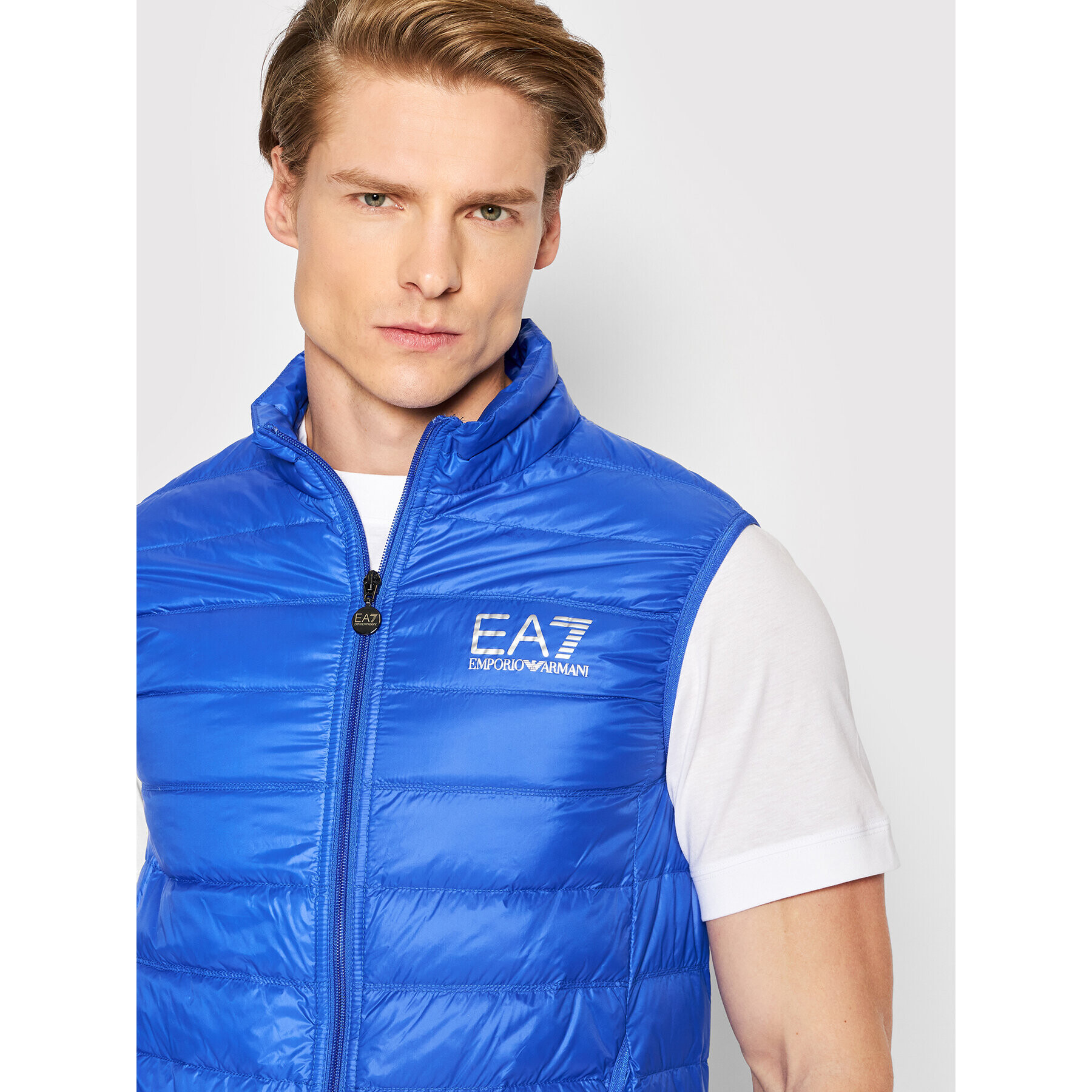 EA7 Emporio Armani Елек 8NPQ01 PN29Z 1597 Син Regular Fit - Pepit.bg