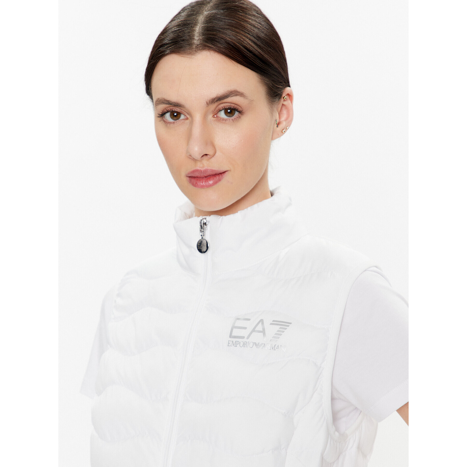 EA7 Emporio Armani Елек 8NTQ08 TNF8Z 1100 Бял Regular Fit - Pepit.bg