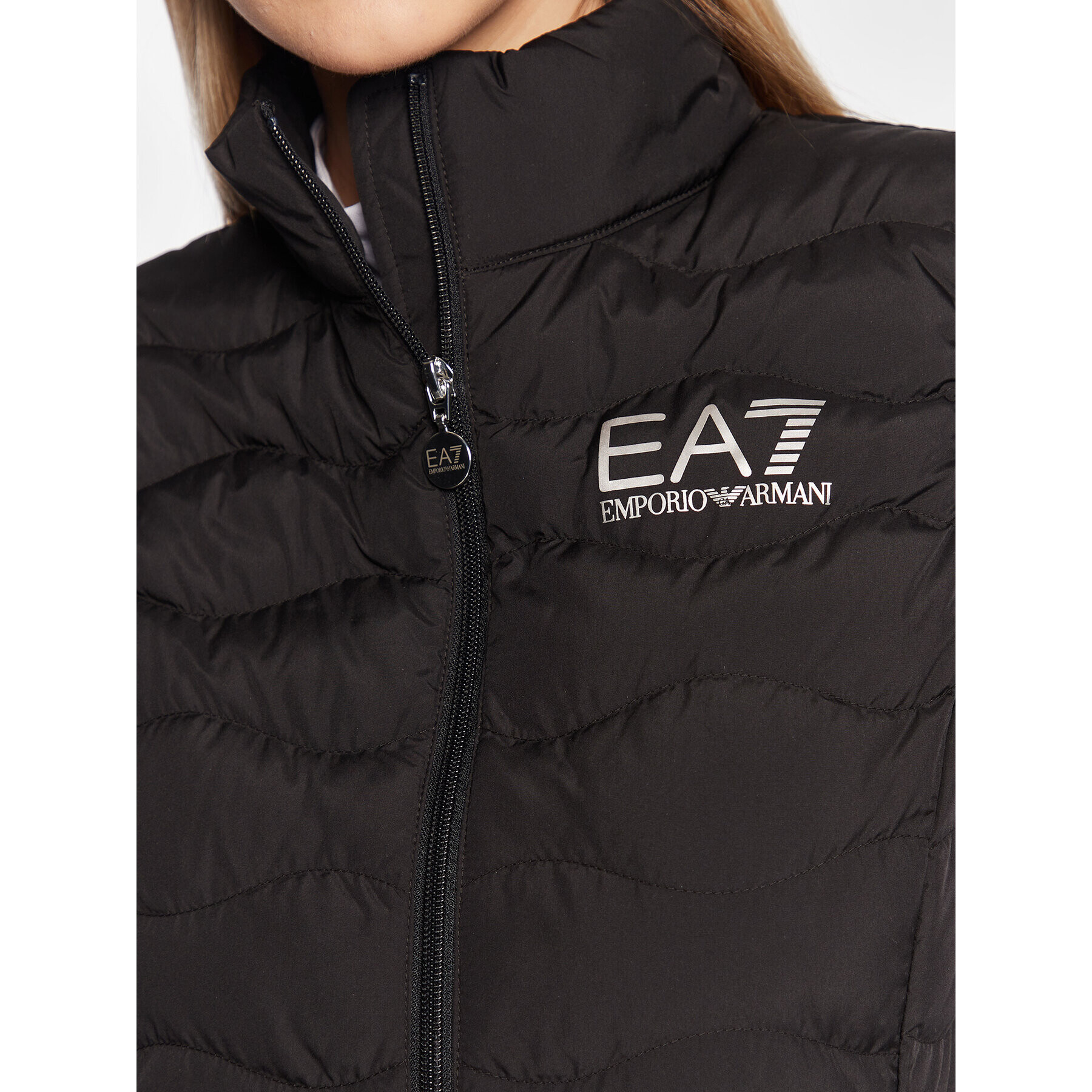 EA7 Emporio Armani Елек 8NTQ08 TNF8Z 1200 Черен Regular Fit - Pepit.bg