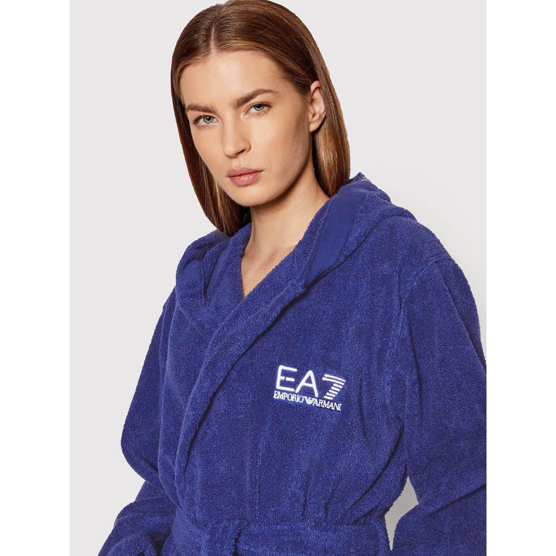 EA7 Emporio Armani Халат 904018 CC791 20233 Син - Pepit.bg