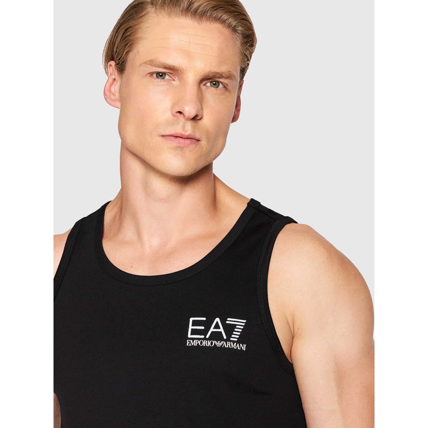 EA7 Emporio Armani Мъжки топ 3LPH04 PJEEZ 1200 Черен Regular Fit - Pepit.bg