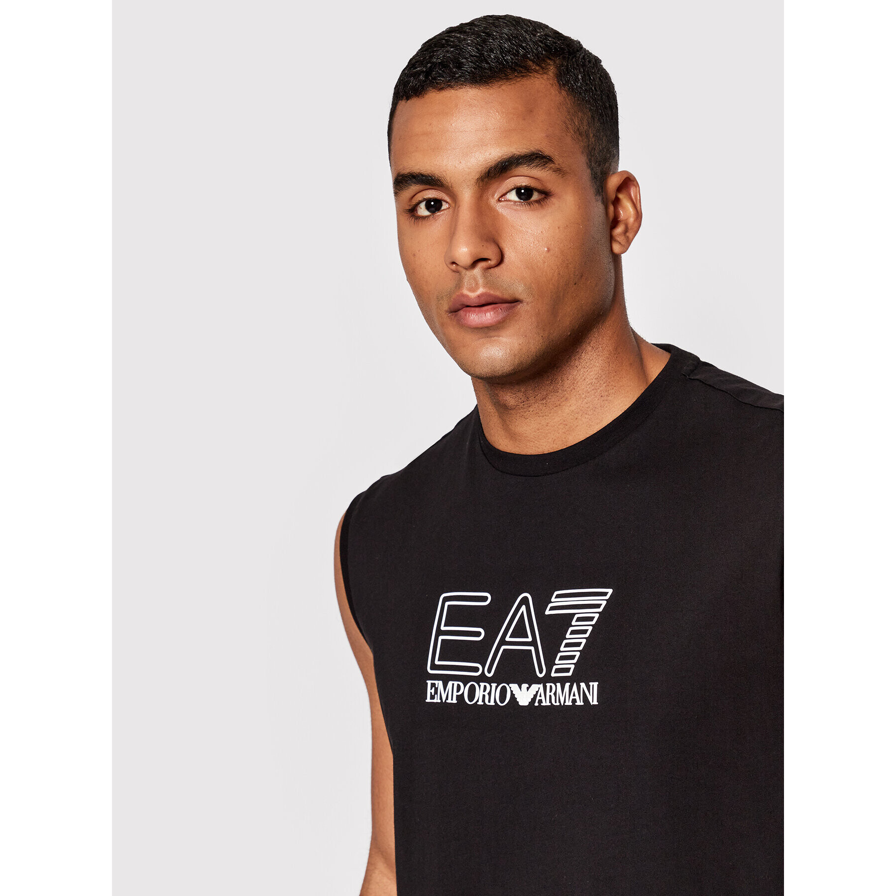 EA7 Emporio Armani Мъжки топ 3LPT80 PJ02Z 1200 Черен Regular Fit - Pepit.bg