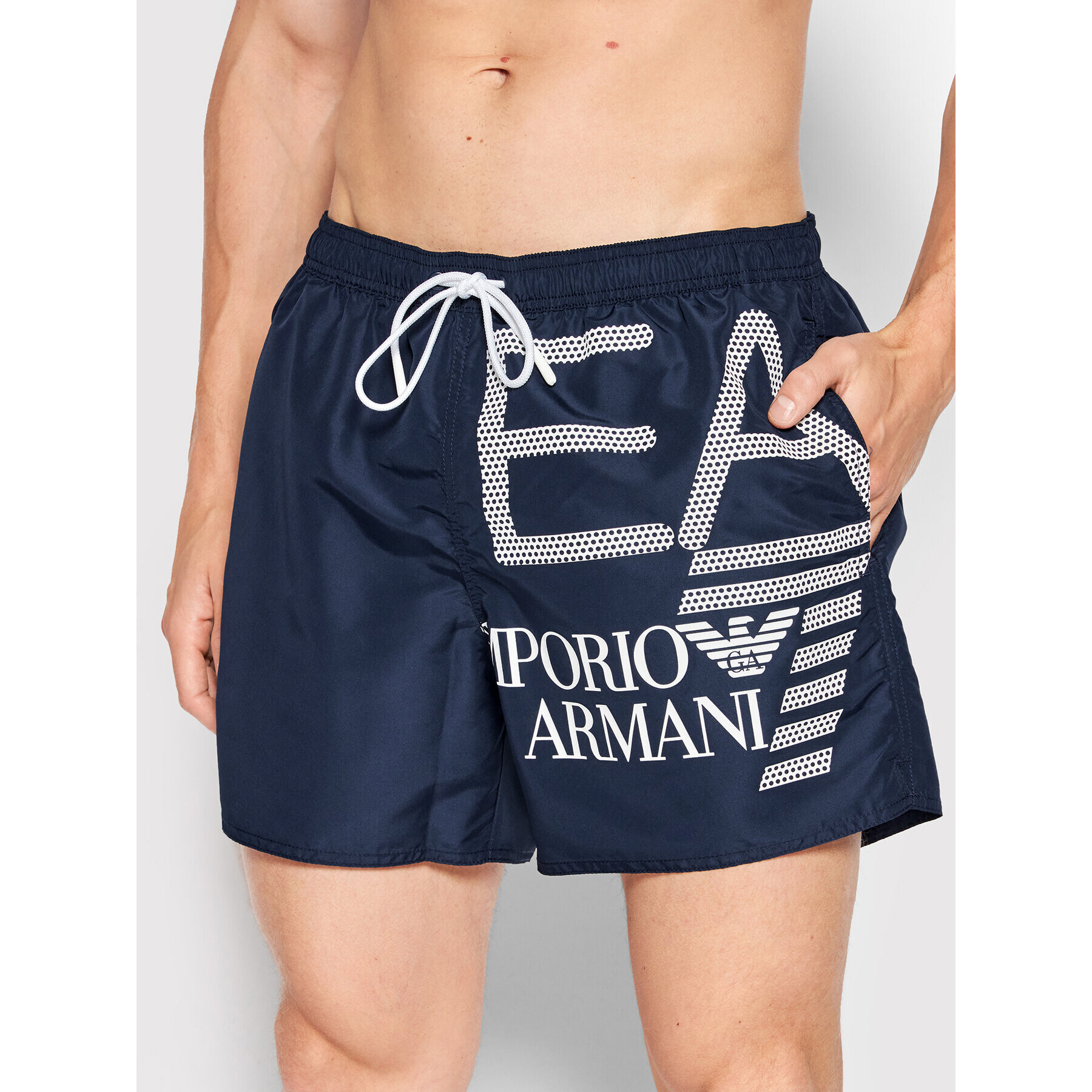 EA7 Emporio Armani Плувни шорти 902000 2R752 06935 Тъмносин Regular Fit - Pepit.bg