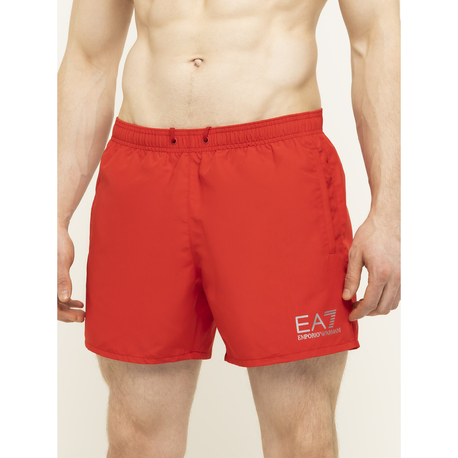 EA7 Emporio Armani Плувни шорти 902000 CC721 00074 Червен Regular Fit - Pepit.bg