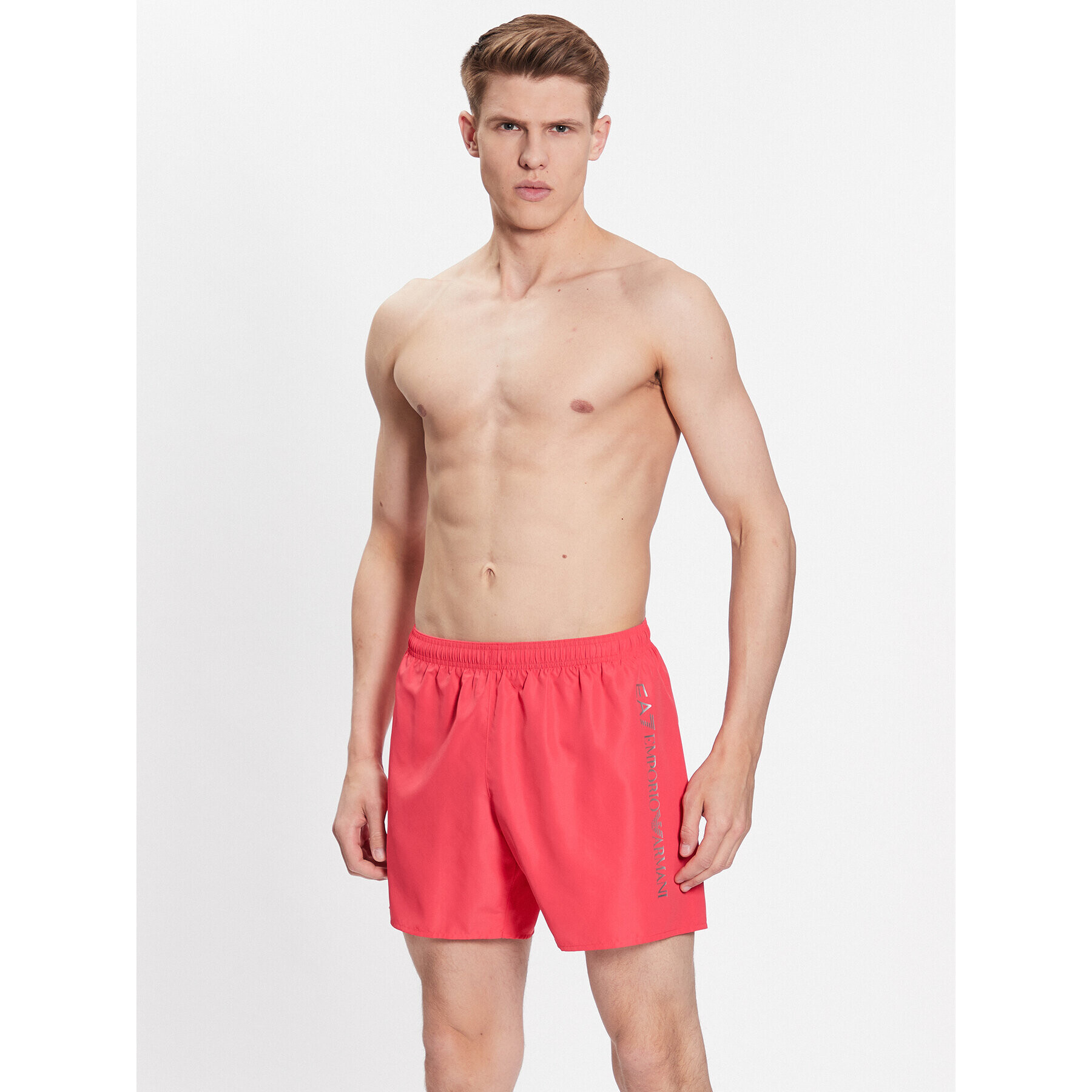 EA7 Emporio Armani Плувни шорти 902035 CC720 23673 Червен Regular Fit - Pepit.bg