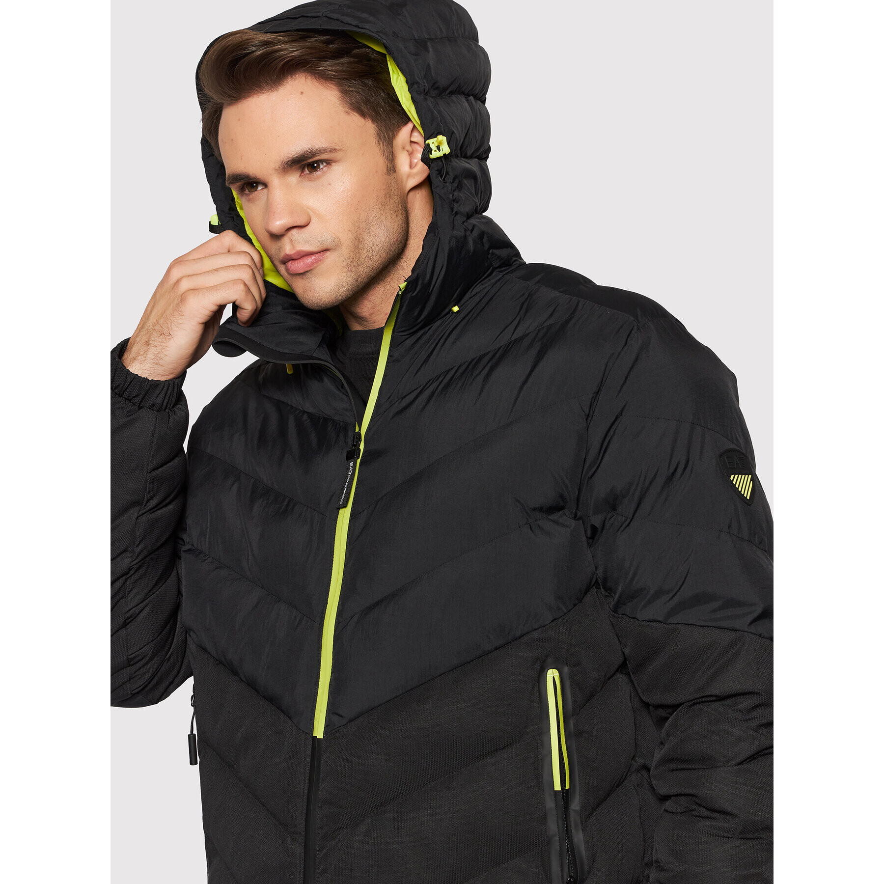 EA7 Emporio Armani Пухено яке 6KPB12 PN8NZ 1200 Черен Regular Fit - Pepit.bg