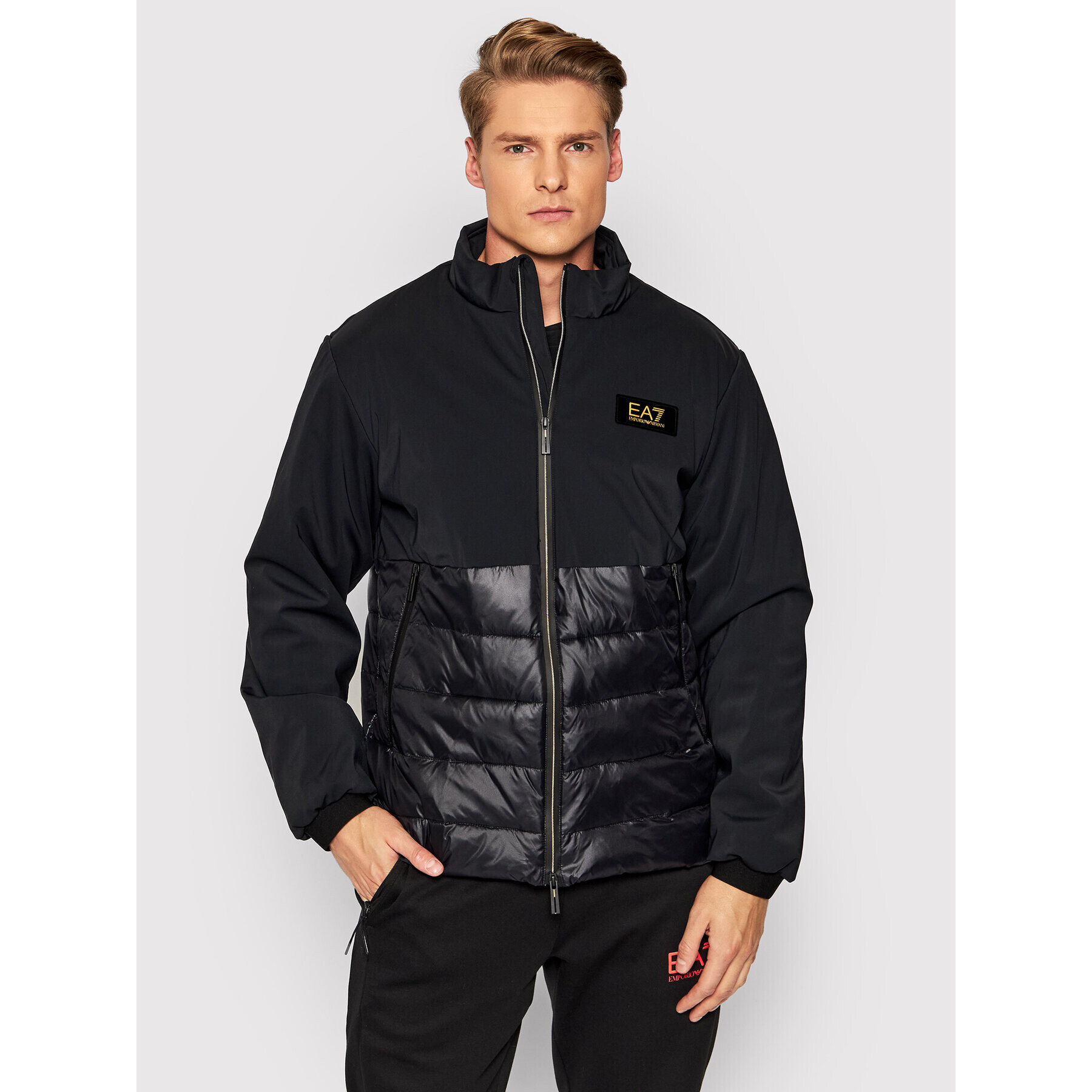 EA7 Emporio Armani Пухено яке 6KPB22 PNR2Z 1200 Черен Regular Fit - Pepit.bg