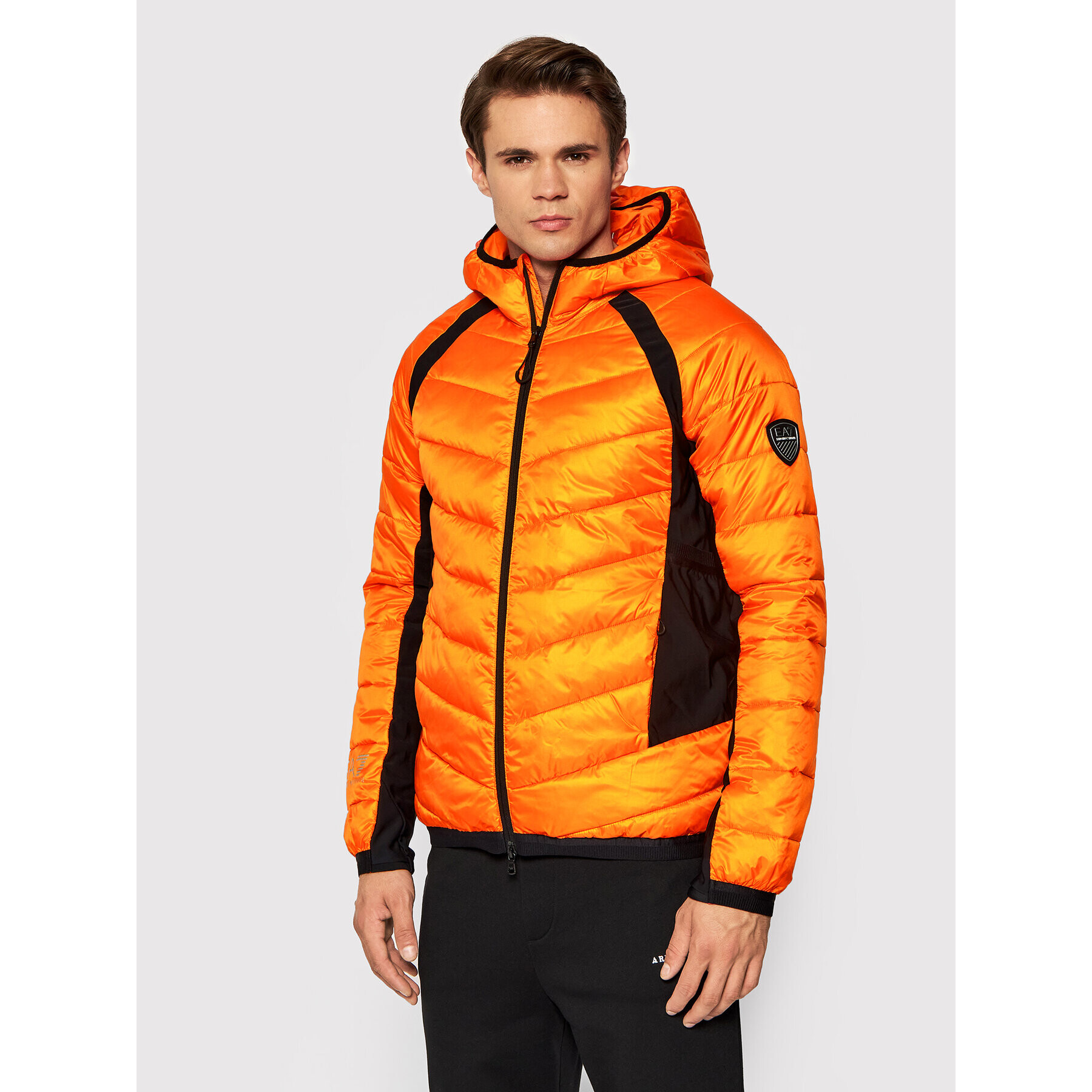 EA7 Emporio Armani Пухено яке 6KPB43 PNQ9Z 1660 Оранжев Regular Fit - Pepit.bg