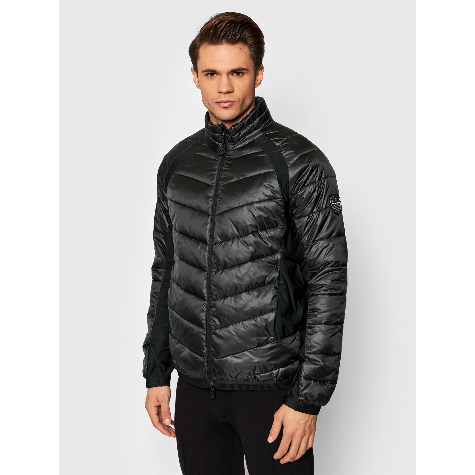 EA7 Emporio Armani Пухено яке 6KPB45 PNQ9Z 1200 Черен Regular Fit - Pepit.bg