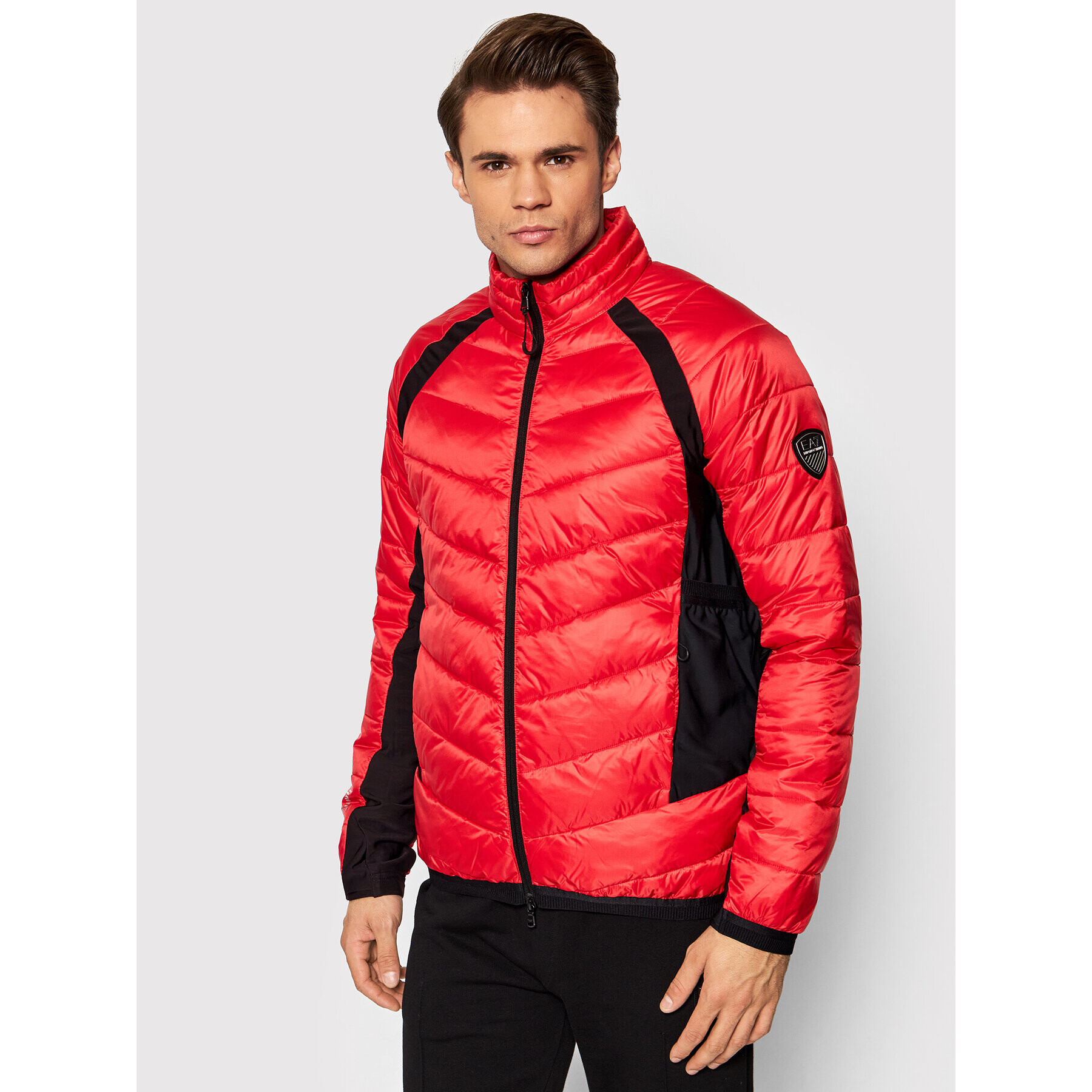 EA7 Emporio Armani Пухено яке 6KPB45 PNQ9Z 1465 Червен Regular Fit - Pepit.bg