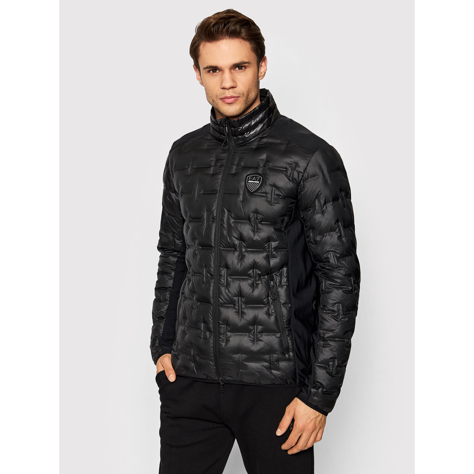 EA7 Emporio Armani Пухено яке 6KPB46 PN6HZ 1200 Черен Regular Fit - Pepit.bg