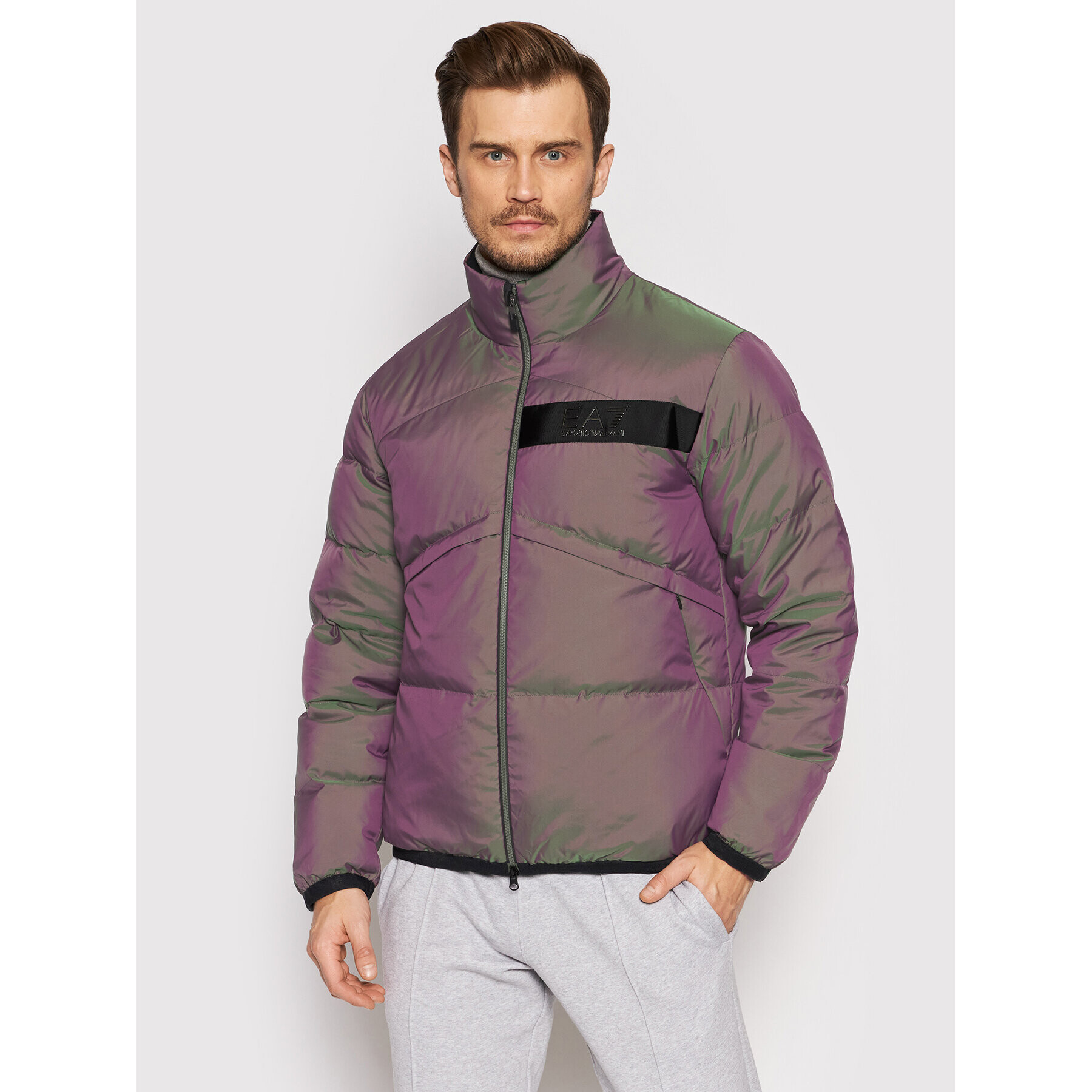 EA7 Emporio Armani Пухено яке 6KPB62 PN6MZ 2804 Цветен Regular Fit - Pepit.bg