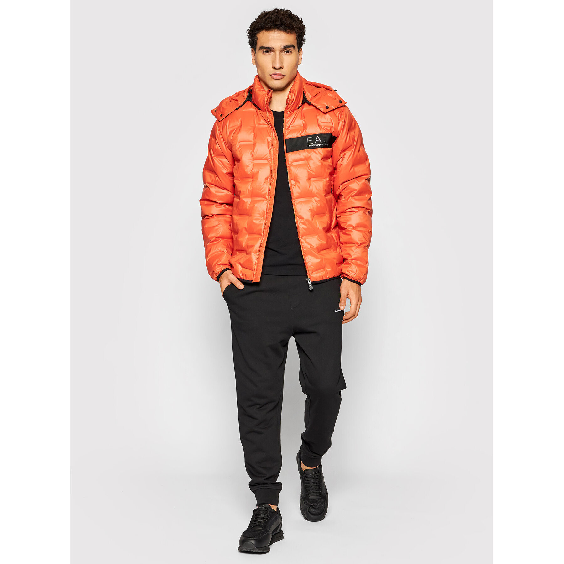 EA7 Emporio Armani Пухено яке 6KPB64 PN8MZ 1659 Оранжев Regular Fit - Pepit.bg