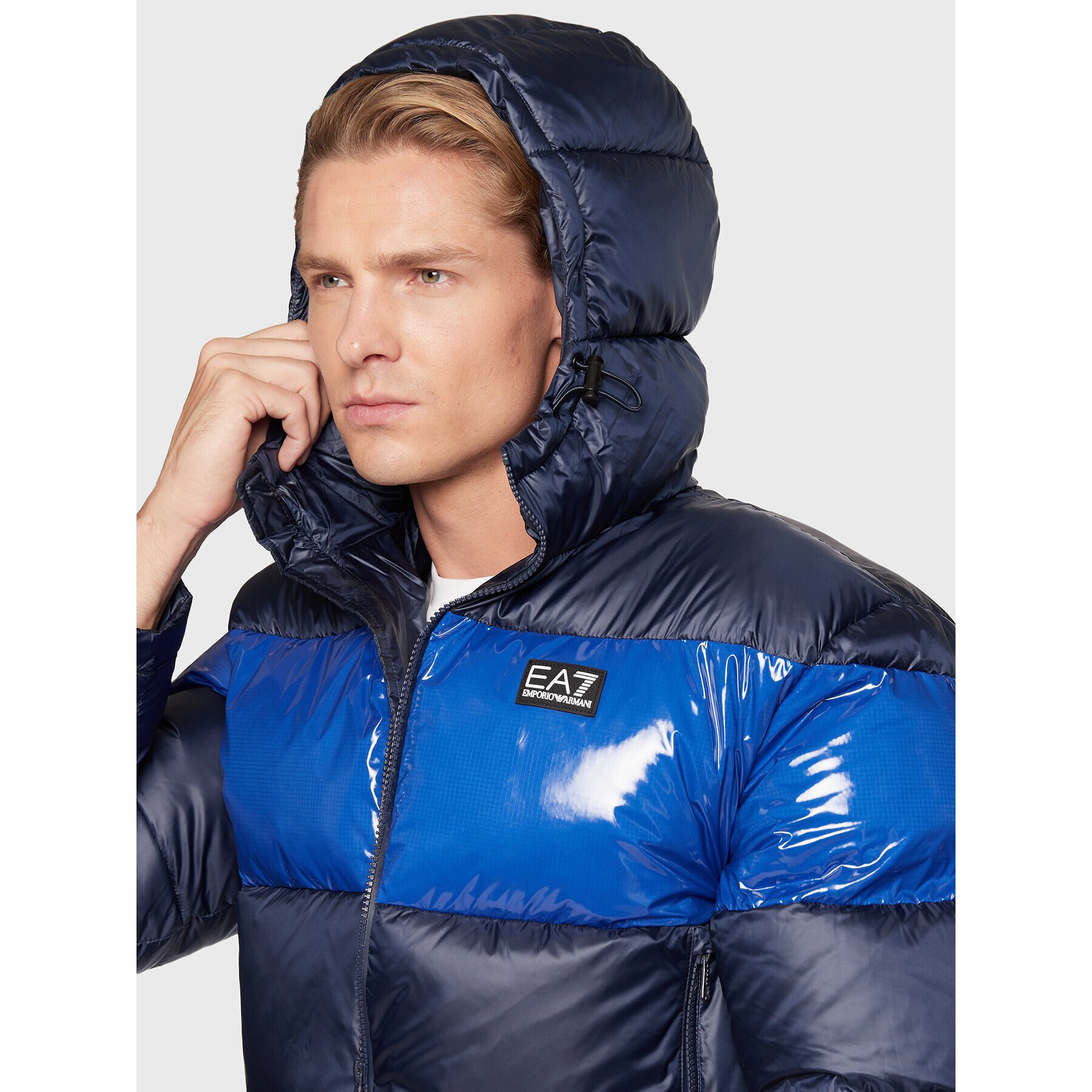 EA7 Emporio Armani Пухено яке 6LPB10 PN5ZZ 1554 Тъмносин Regular Fit - Pepit.bg