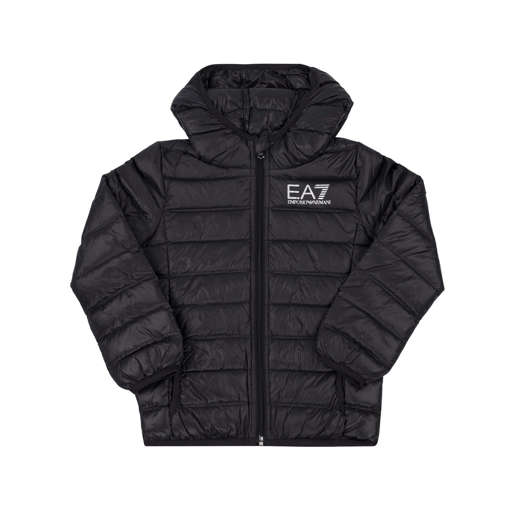 EA7 Emporio Armani Пухено яке 8NBB34 BN29Z 1200 Черен Regular Fit - Pepit.bg